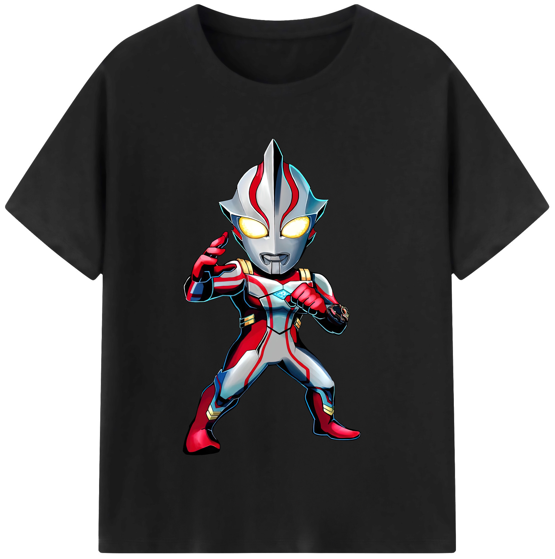 （画像用） ウルトラマン Ultraman レディースカジュアルプリントTシャツ（綿100％）