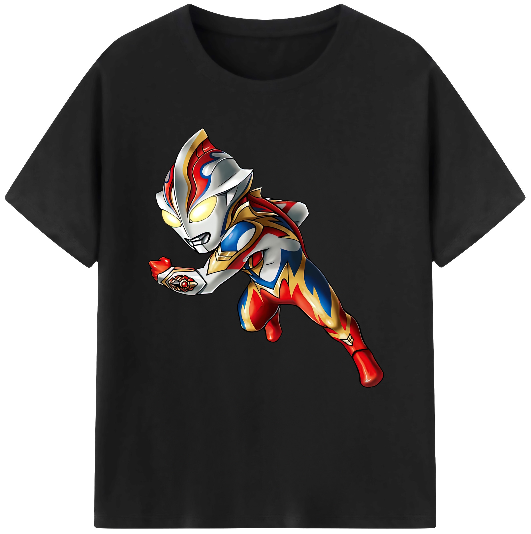 （画像用） ウルトラマン Ultraman レディースカジュアルプリントTシャツ（綿100％）