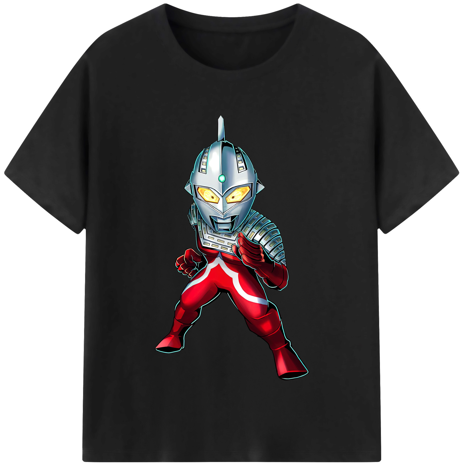 （画像用） ウルトラマン Ultraman レディースカジュアルプリントTシャツ（綿100％）