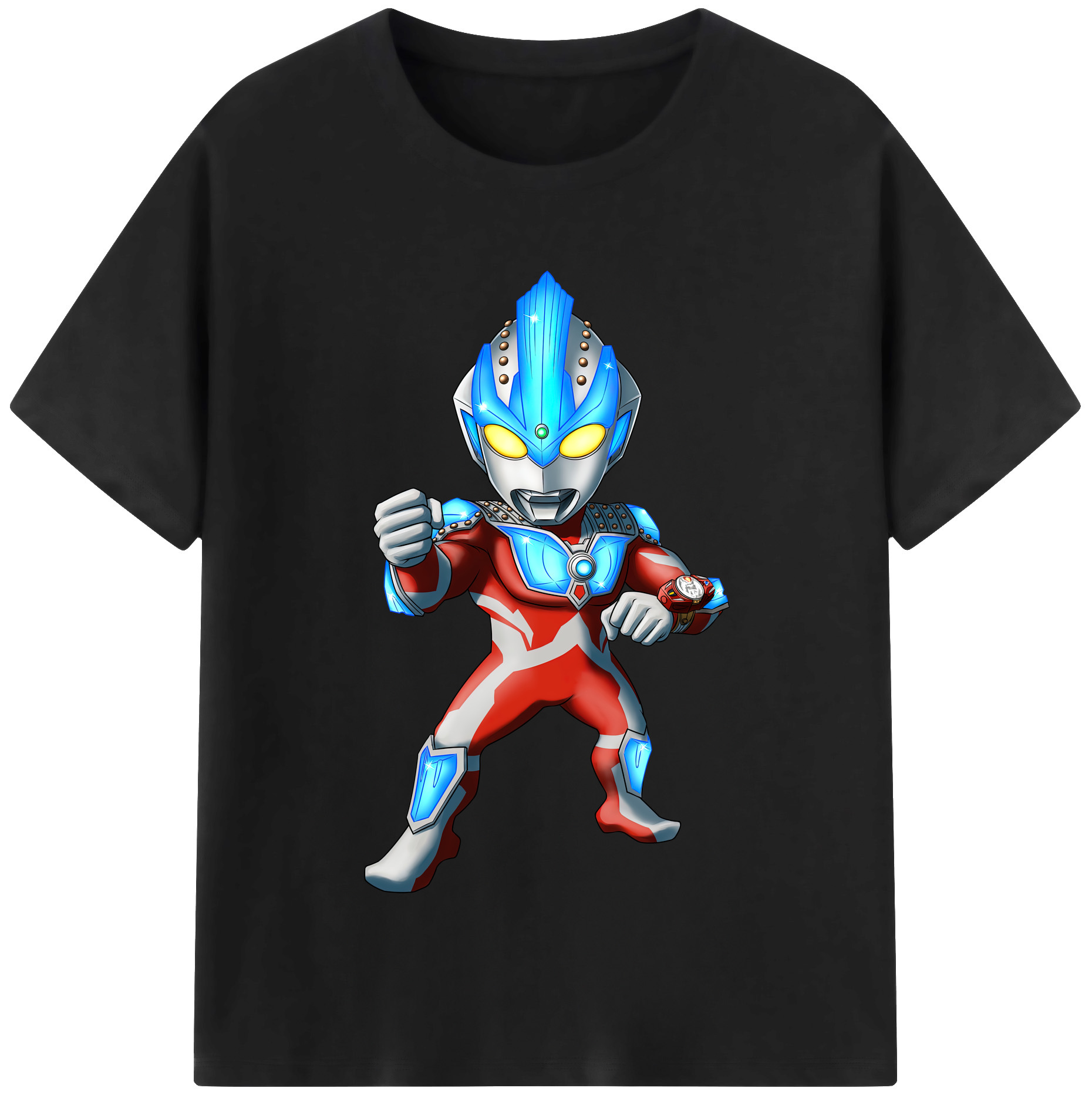 （画像用） ウルトラマン Ultraman レディースカジュアルプリントTシャツ（綿100％）
