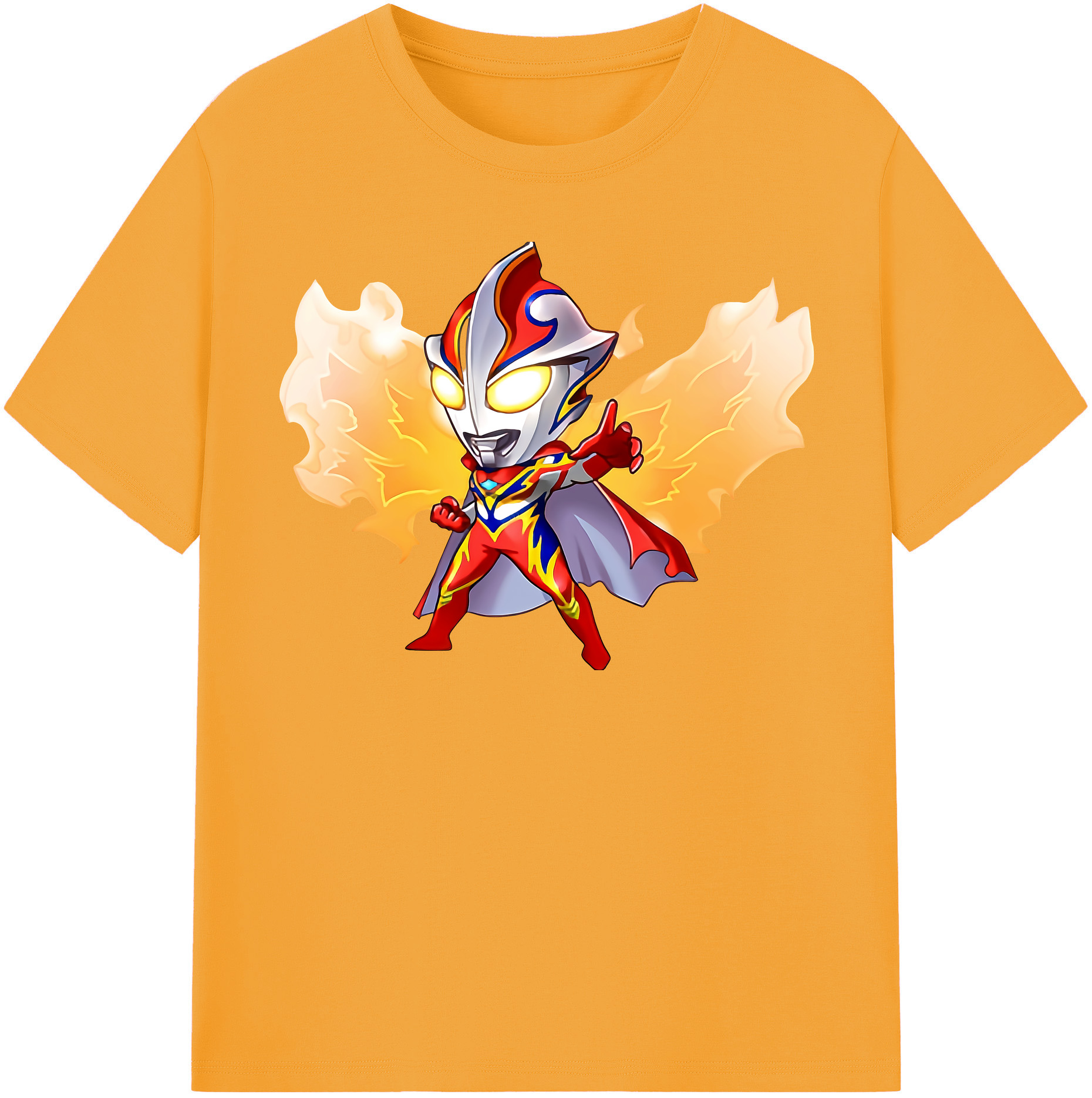（画像用） ウルトラマン Ultraman レディースカジュアルプリントTシャツ（綿100％）