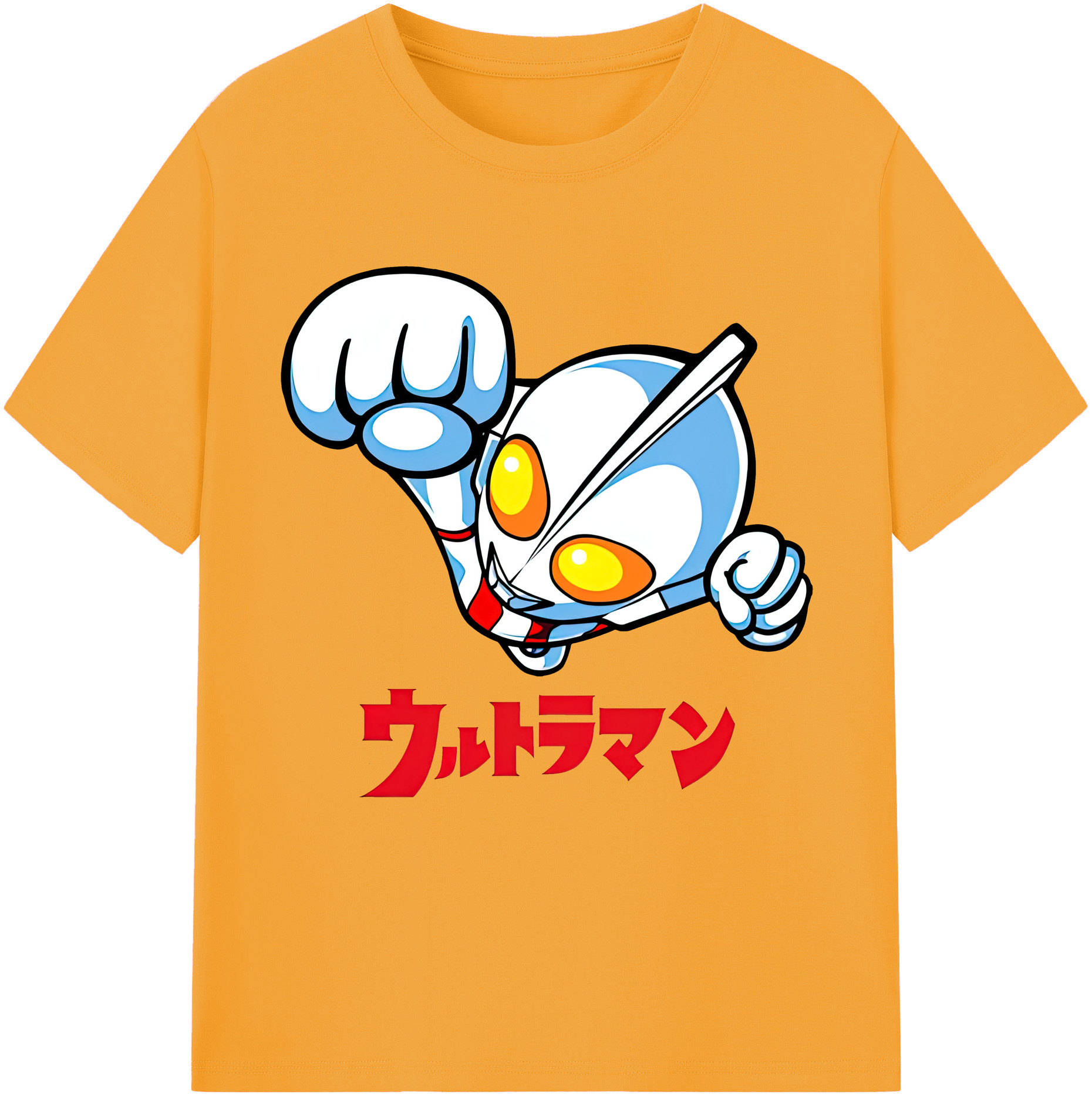 （画像用） ウルトラマン Ultraman レディースカジュアルプリントTシャツ（綿100％）