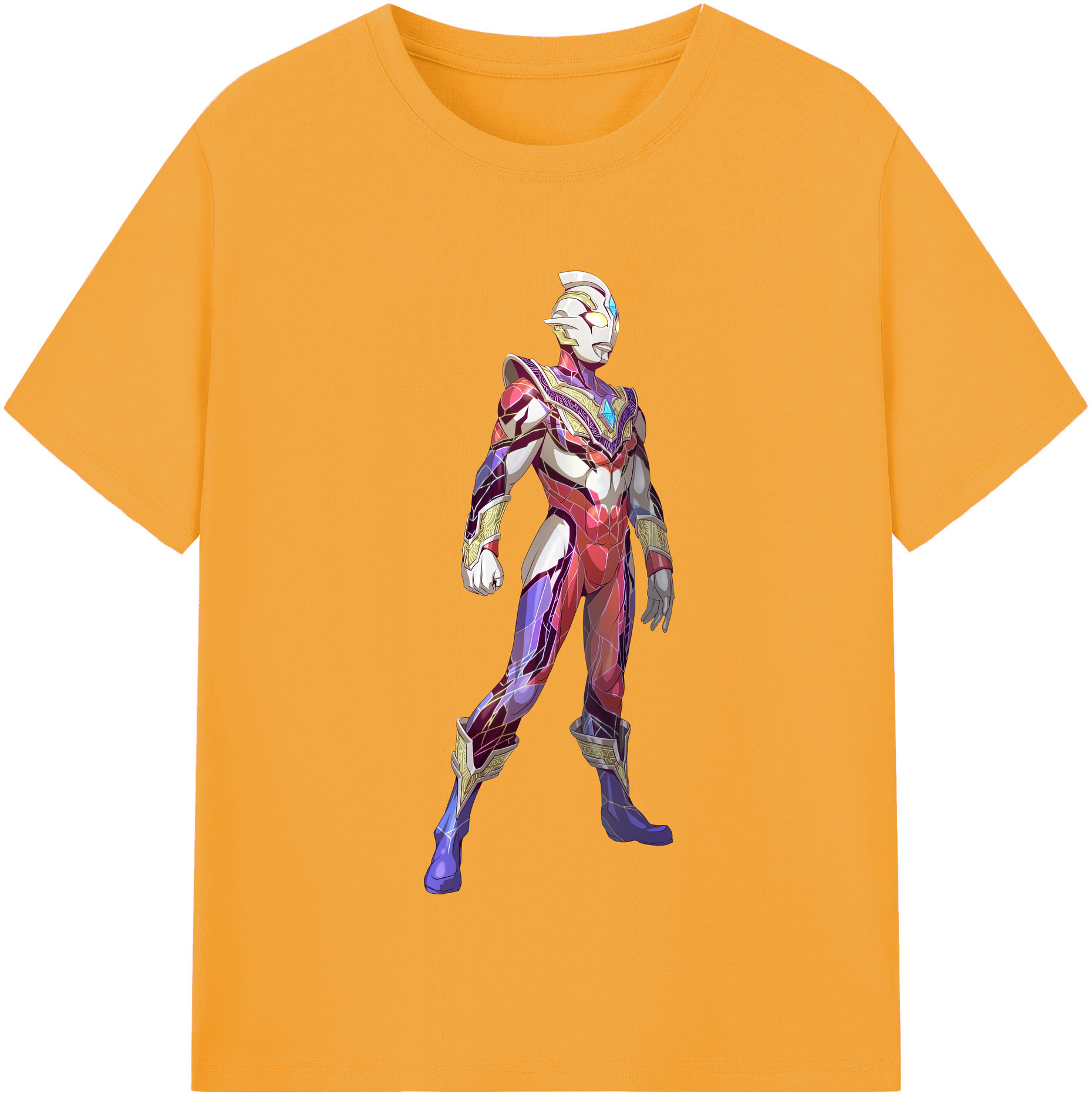 （画像用） ウルトラマン Ultraman レディースカジュアルプリントTシャツ（綿100％）