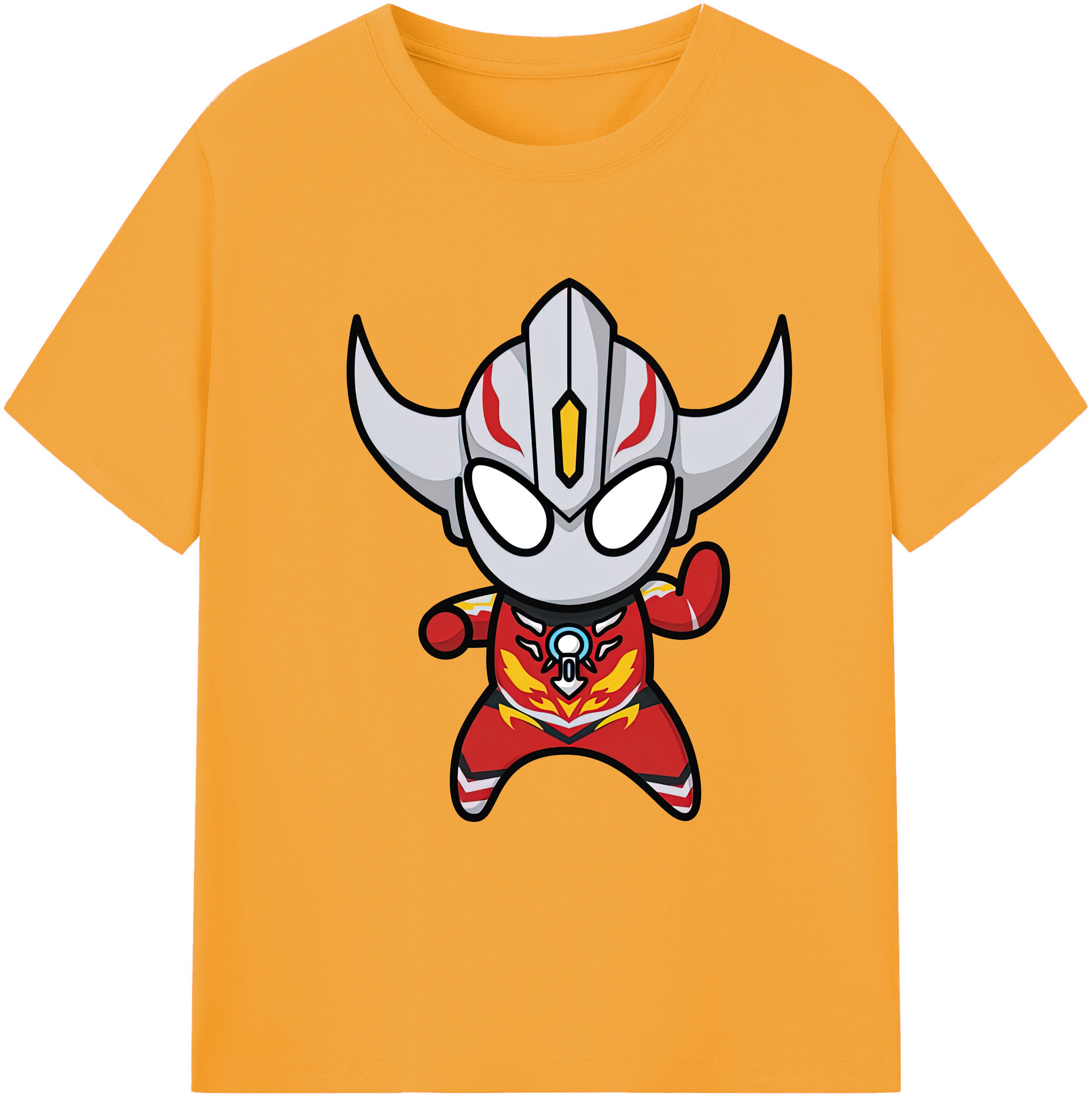 （画像用） ウルトラマン Ultraman レディースカジュアルプリントTシャツ（綿100％）
