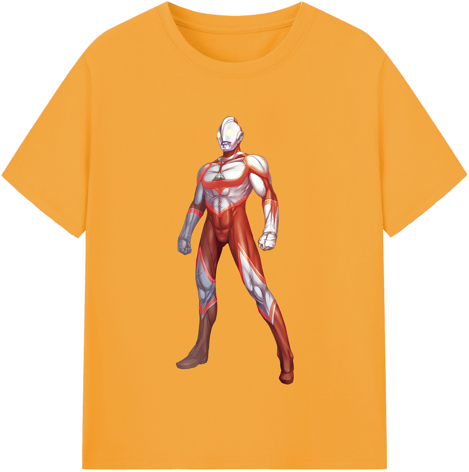 （画像用） ウルトラマン Ultraman レディースカジュアルプリントTシャツ（綿100％）