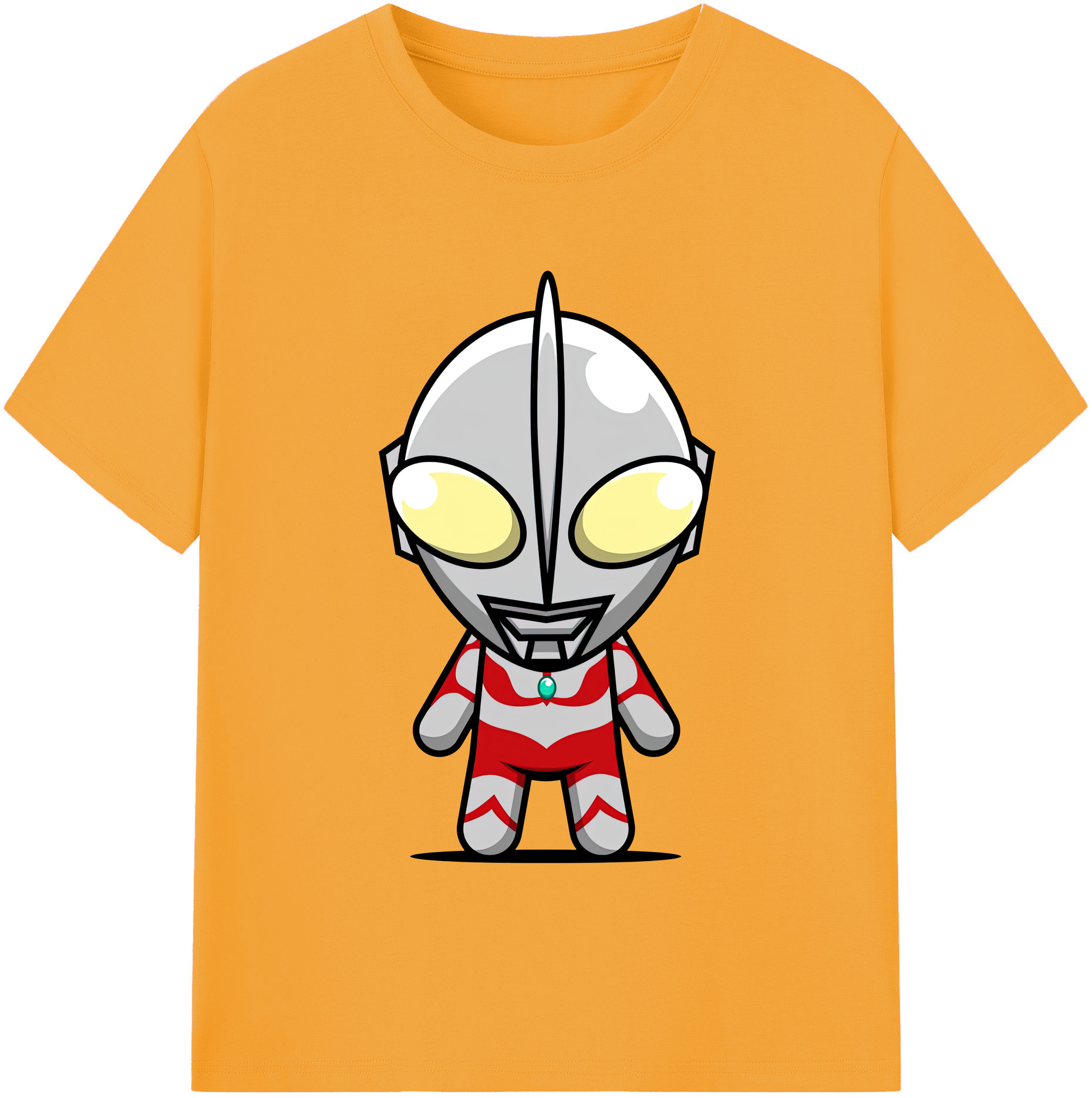 （画像用） ウルトラマン Ultraman レディースカジュアルプリントTシャツ（綿100％）