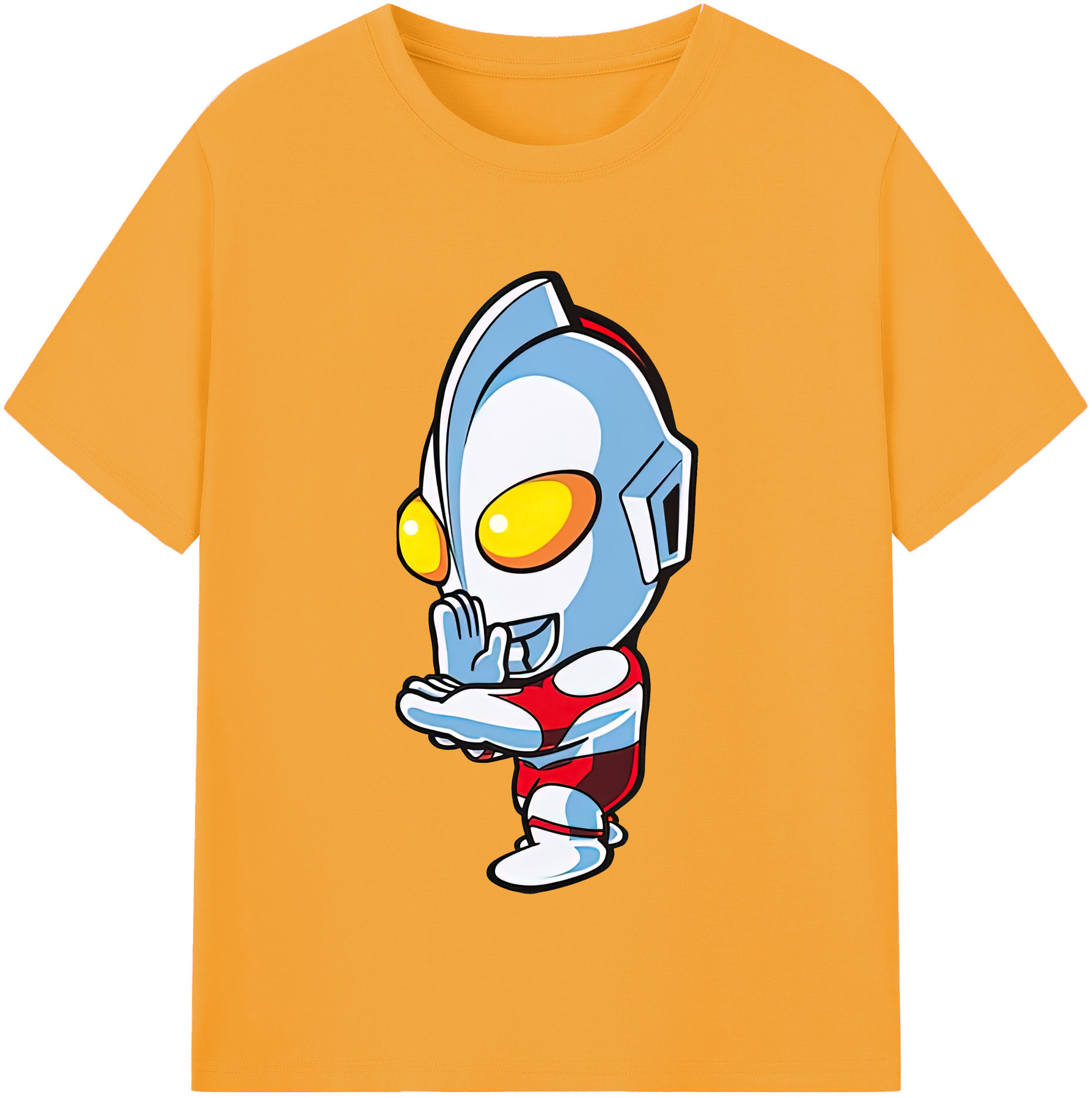 （画像用） ウルトラマン Ultraman レディースカジュアルプリントTシャツ（綿100％）