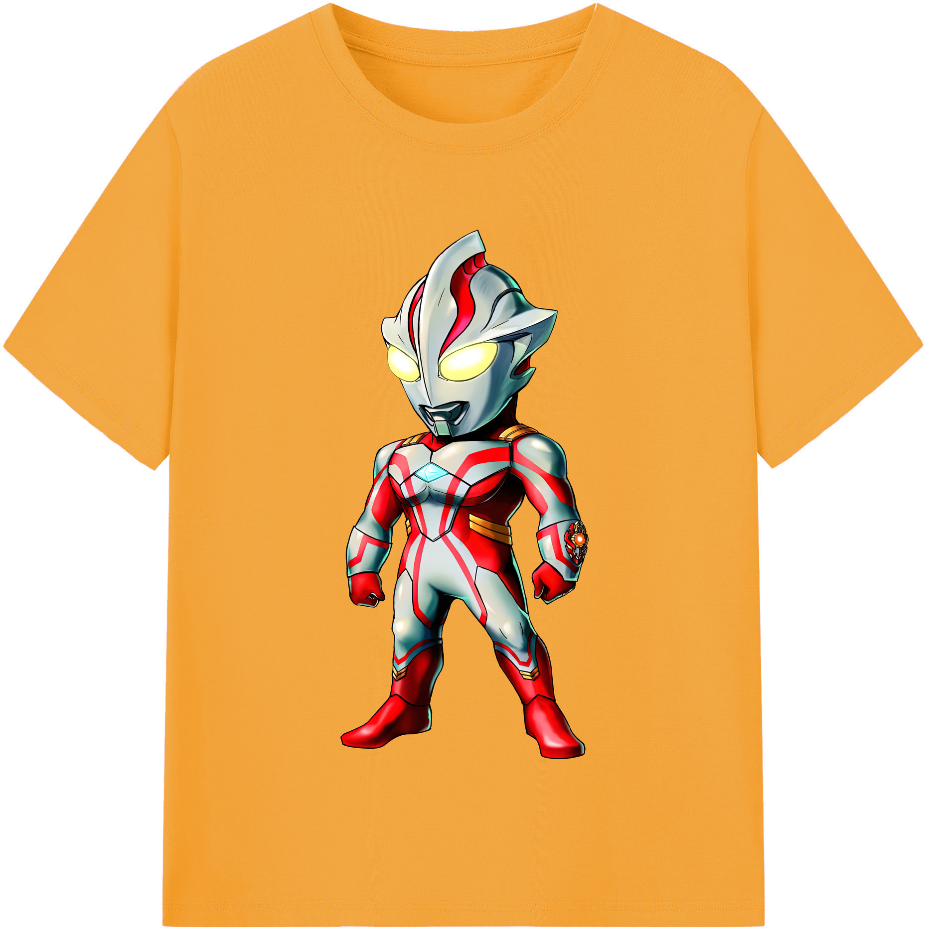 （画像用） ウルトラマン Ultraman レディースカジュアルプリントTシャツ（綿100％）