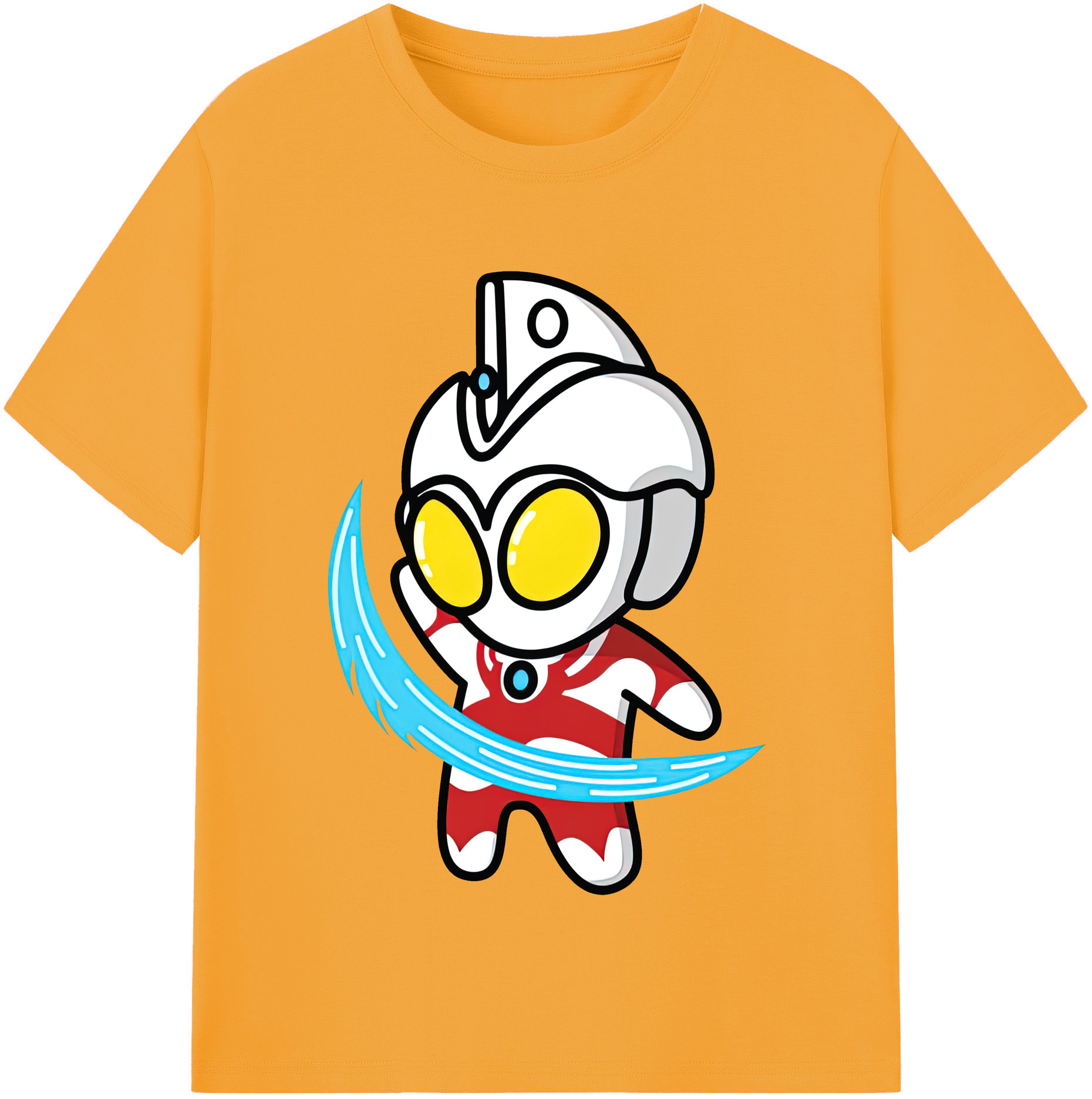 （画像用） ウルトラマン Ultraman レディースカジュアルプリントTシャツ（綿100％）