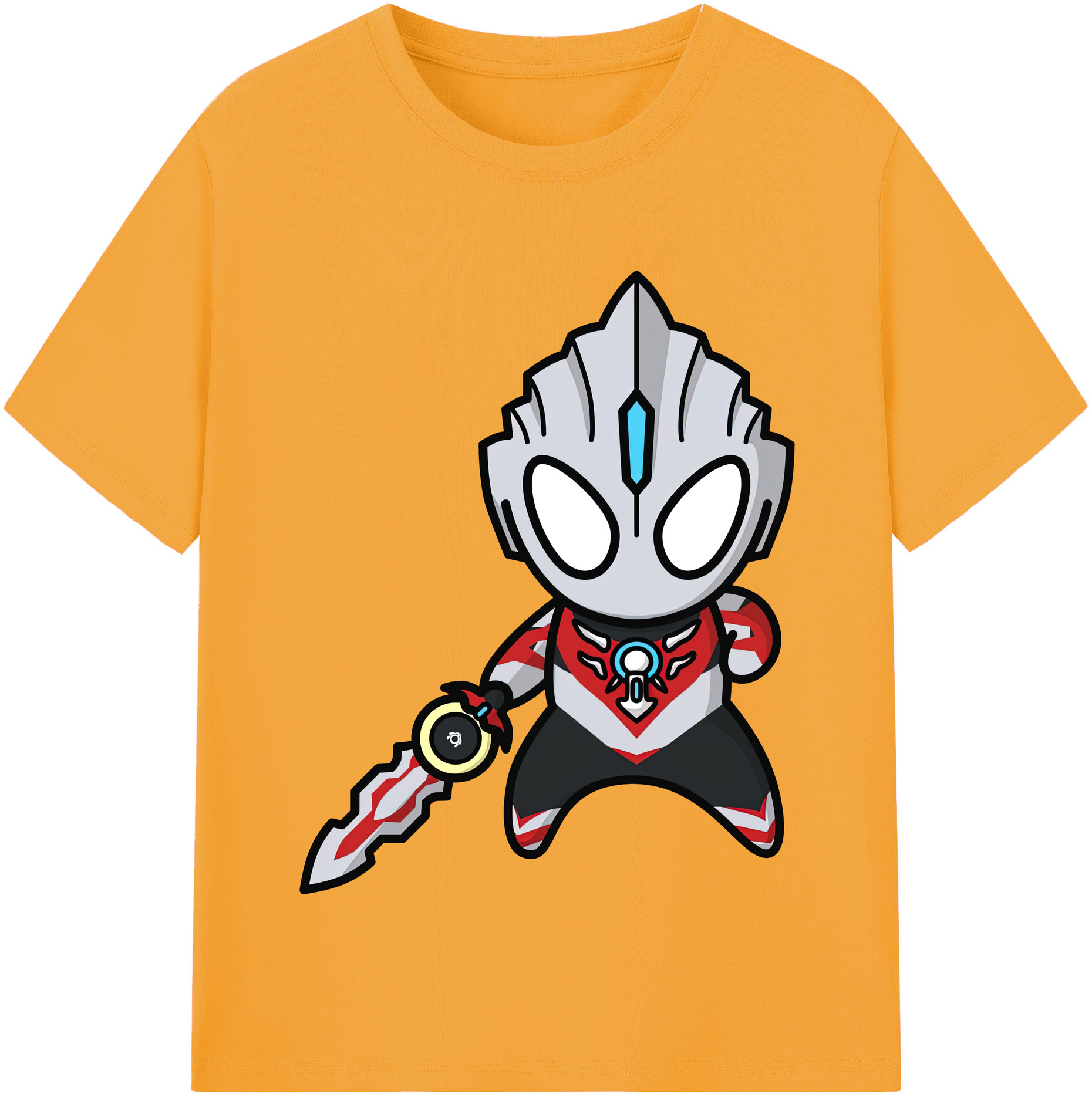 （画像用） ウルトラマン Ultraman レディースカジュアルプリントTシャツ（綿100％）