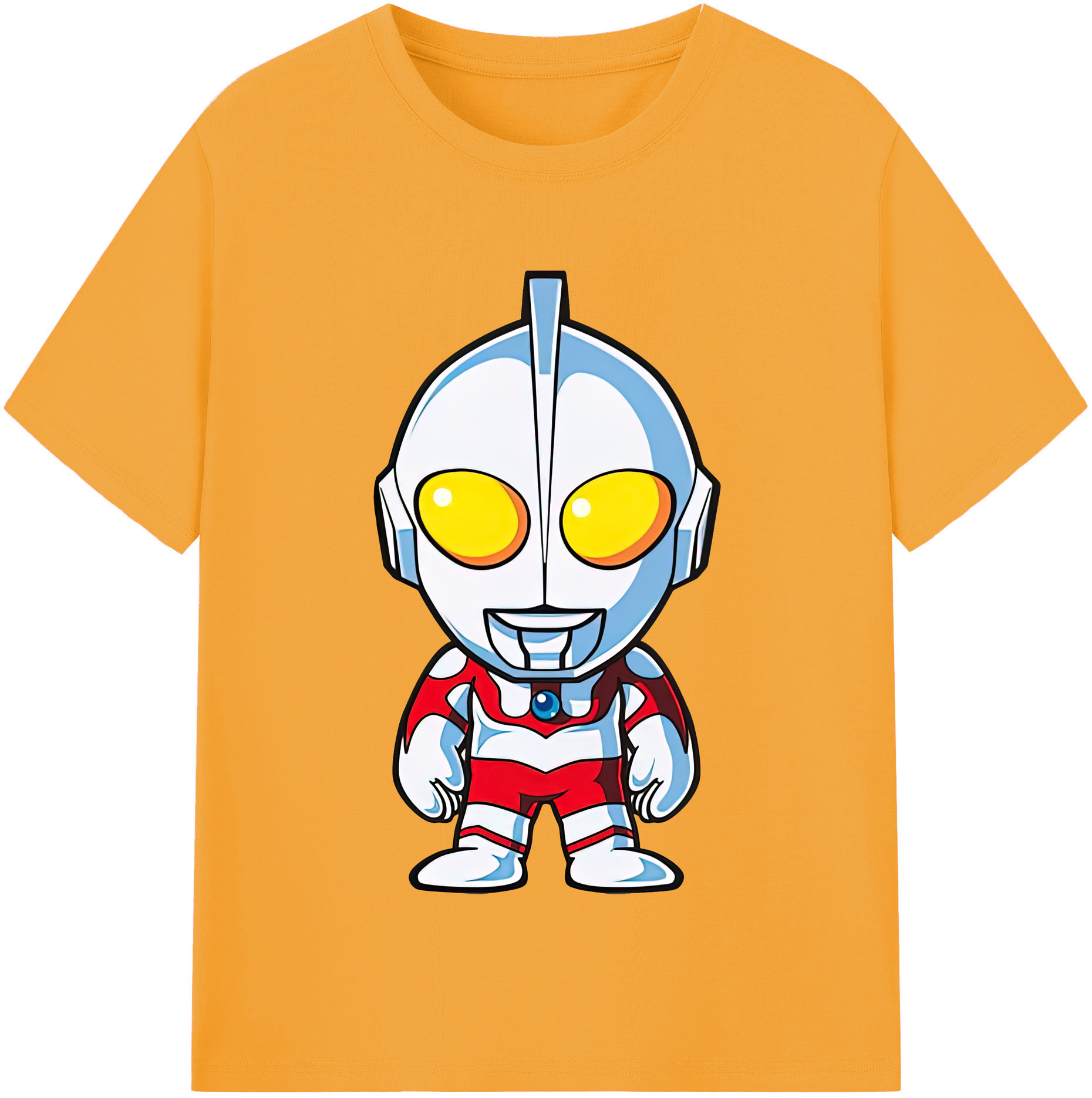 （画像用） ウルトラマン Ultraman レディースカジュアルプリントTシャツ（綿100％）