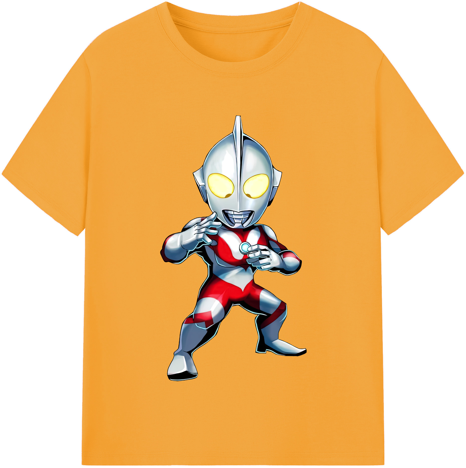 （画像用） ウルトラマン Ultraman レディースカジュアルプリントTシャツ（綿100％）