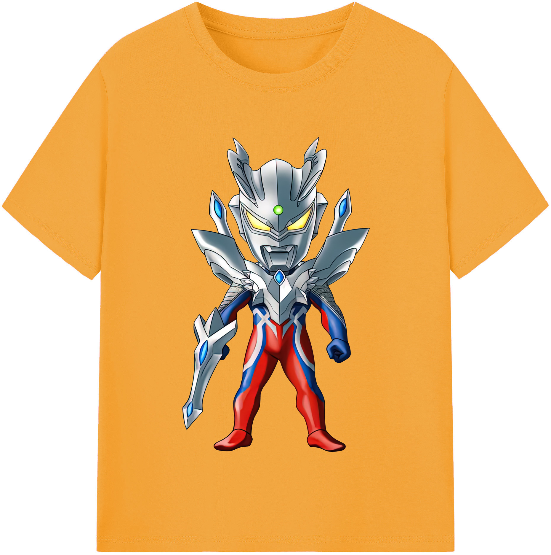 （画像用） ウルトラマン Ultraman レディースカジュアルプリントTシャツ（綿100％）