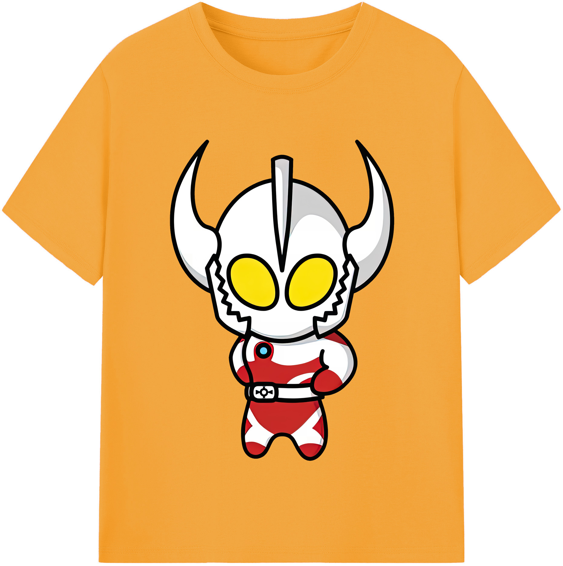 （画像用） ウルトラマン Ultraman レディースカジュアルプリントTシャツ（綿100％）