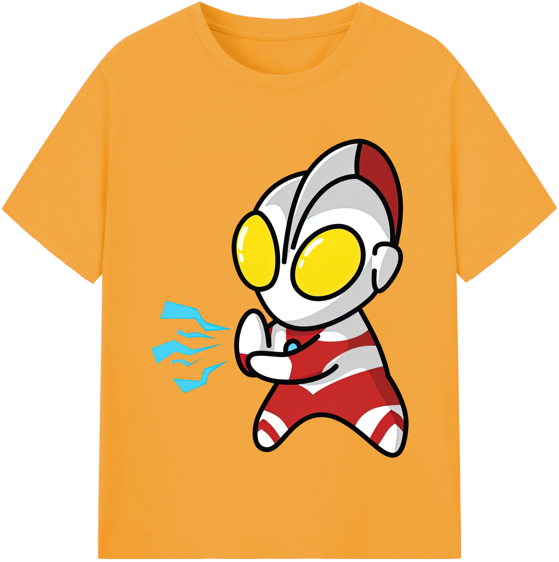 （画像用） ウルトラマン Ultraman レディースカジュアルプリントTシャツ（綿100％）