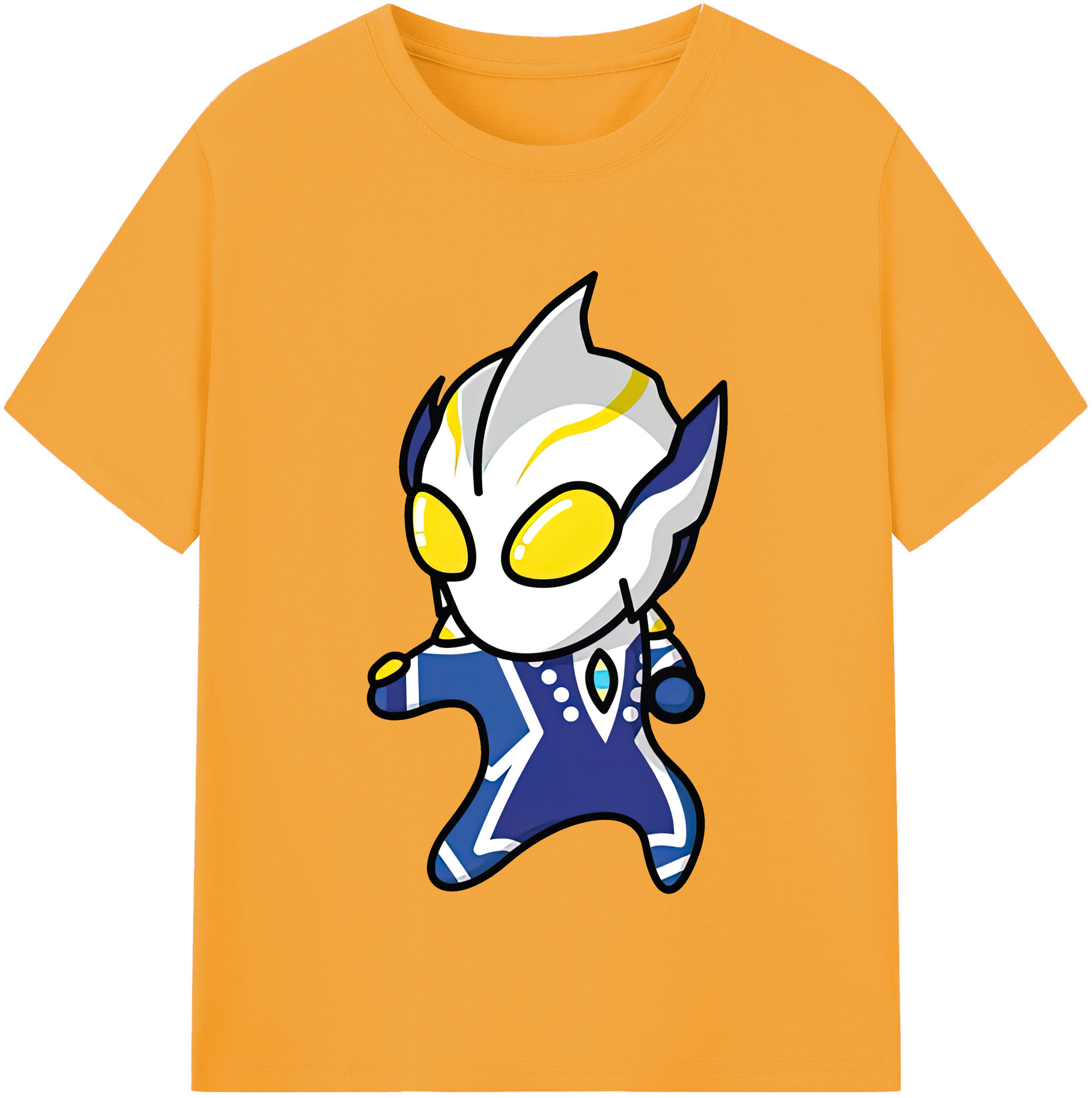 （画像用） ウルトラマン Ultraman レディースカジュアルプリントTシャツ（綿100％）