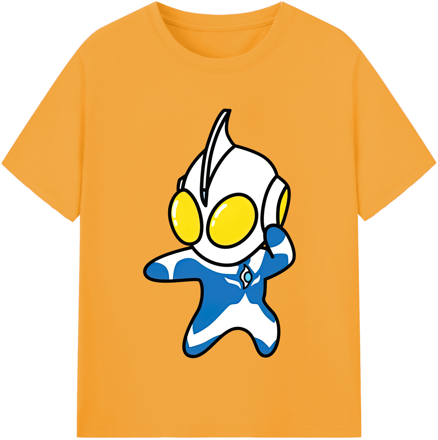 （画像用） ウルトラマン Ultraman レディースカジュアルプリントTシャツ（綿100％）