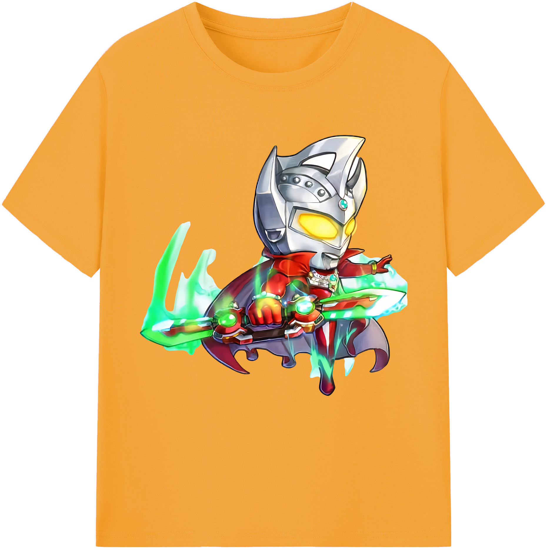 （画像用） ウルトラマン Ultraman レディースカジュアルプリントTシャツ（綿100％）
