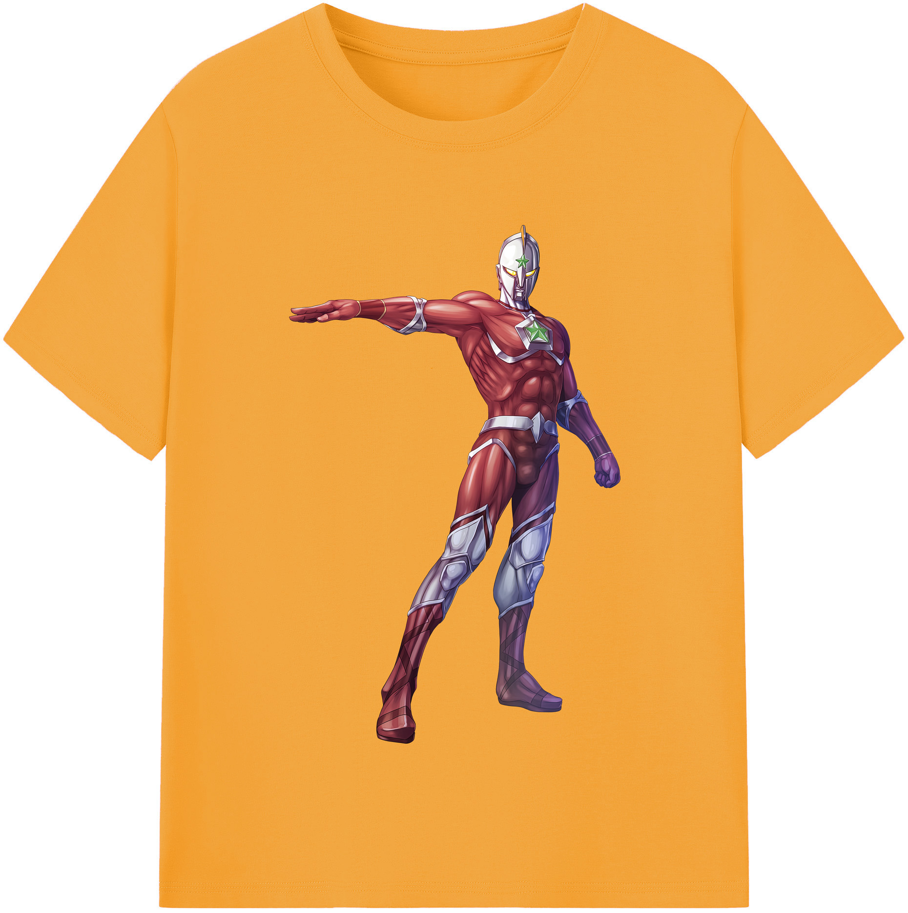 （画像用） ウルトラマン Ultraman レディースカジュアルプリントTシャツ（綿100％）