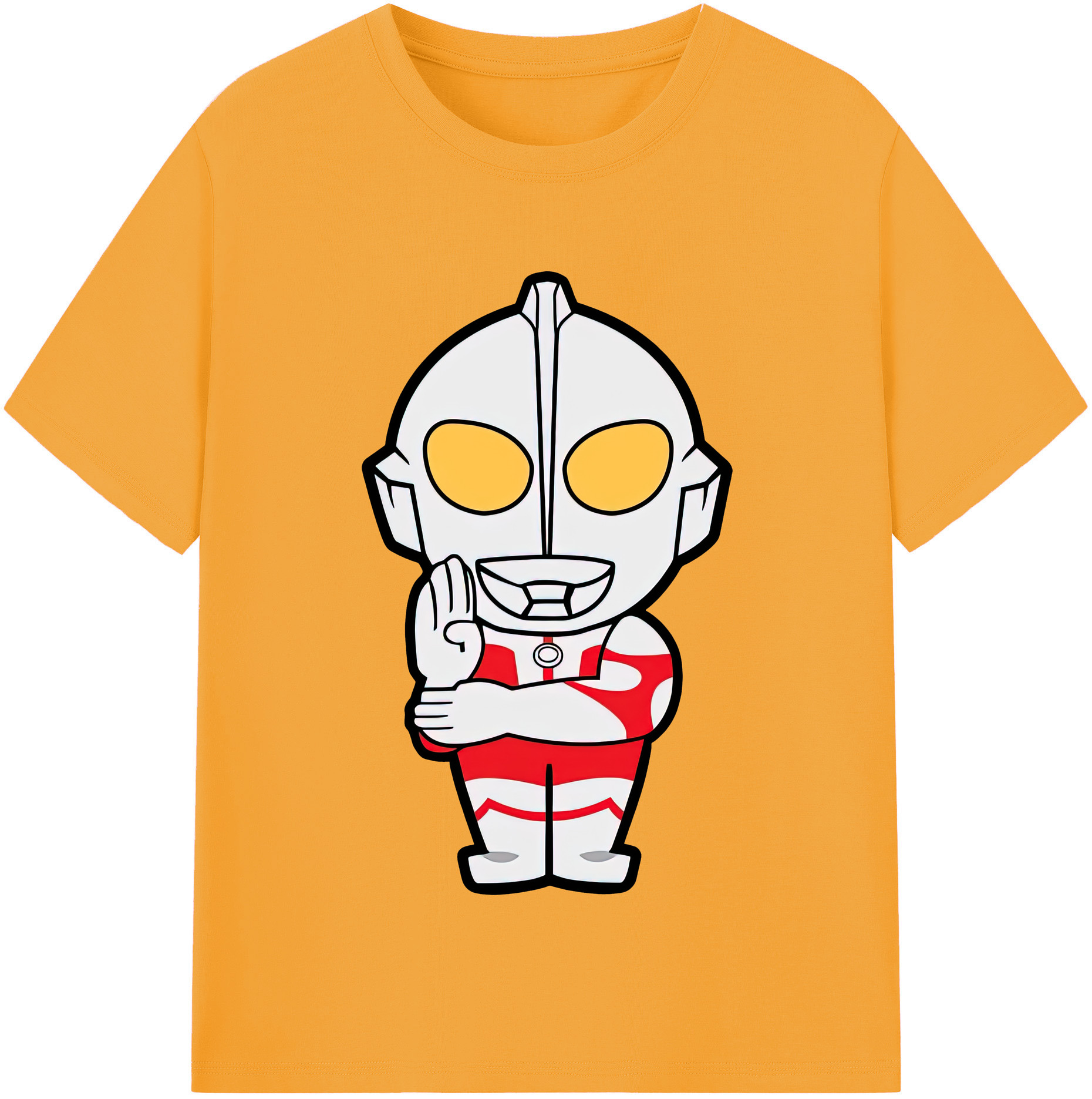 （画像用） ウルトラマン Ultraman レディースカジュアルプリントTシャツ（綿100％）