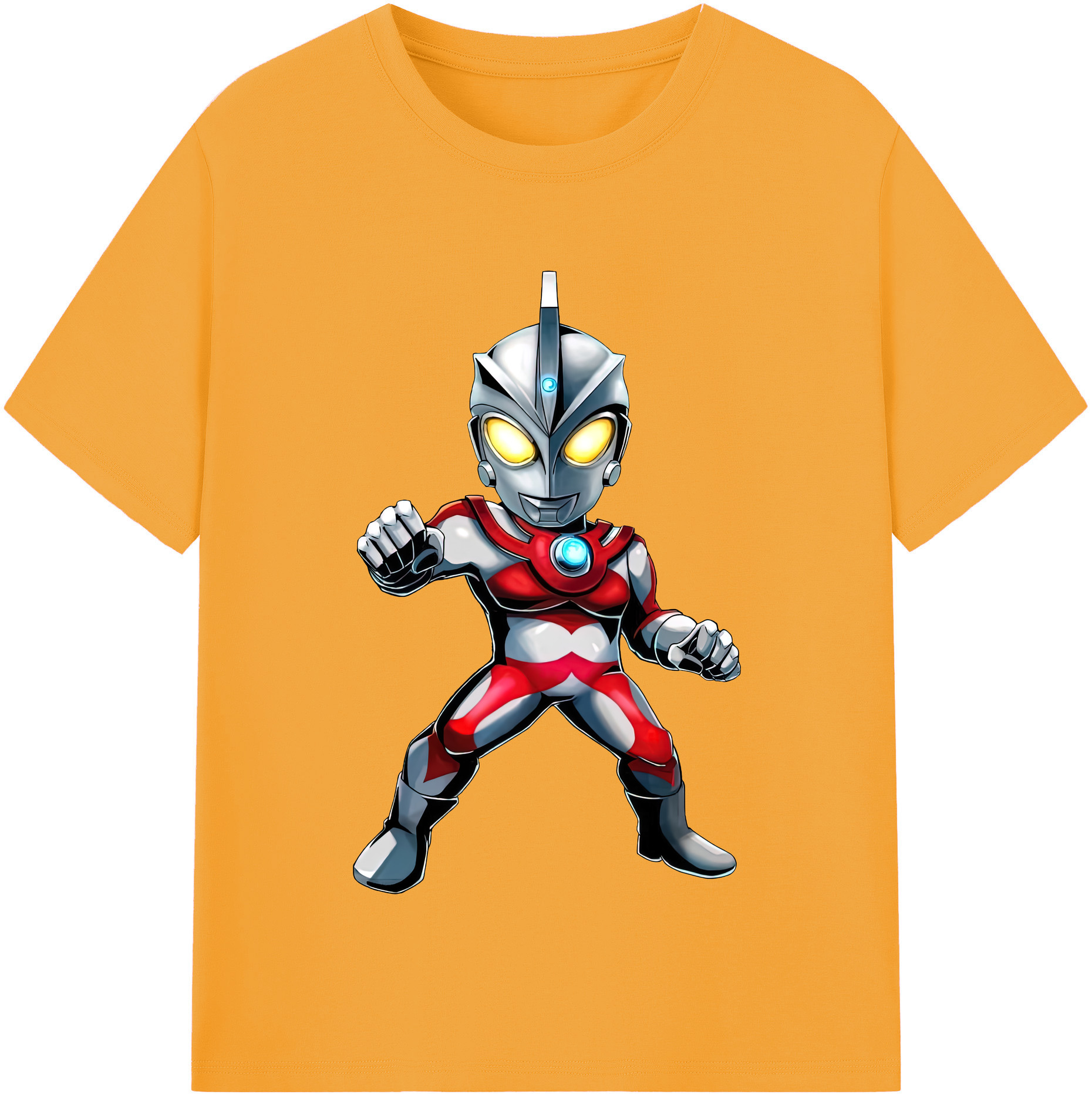 （画像用） ウルトラマン Ultraman レディースカジュアルプリントTシャツ（綿100％）