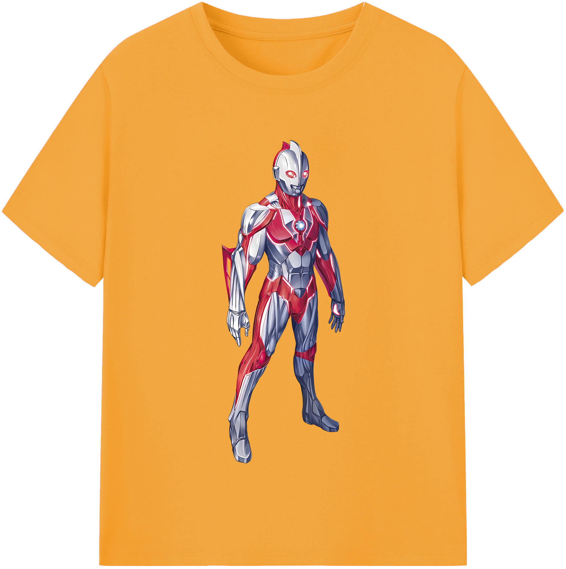 （画像用） ウルトラマン Ultraman レディースカジュアルプリントTシャツ（綿100％）