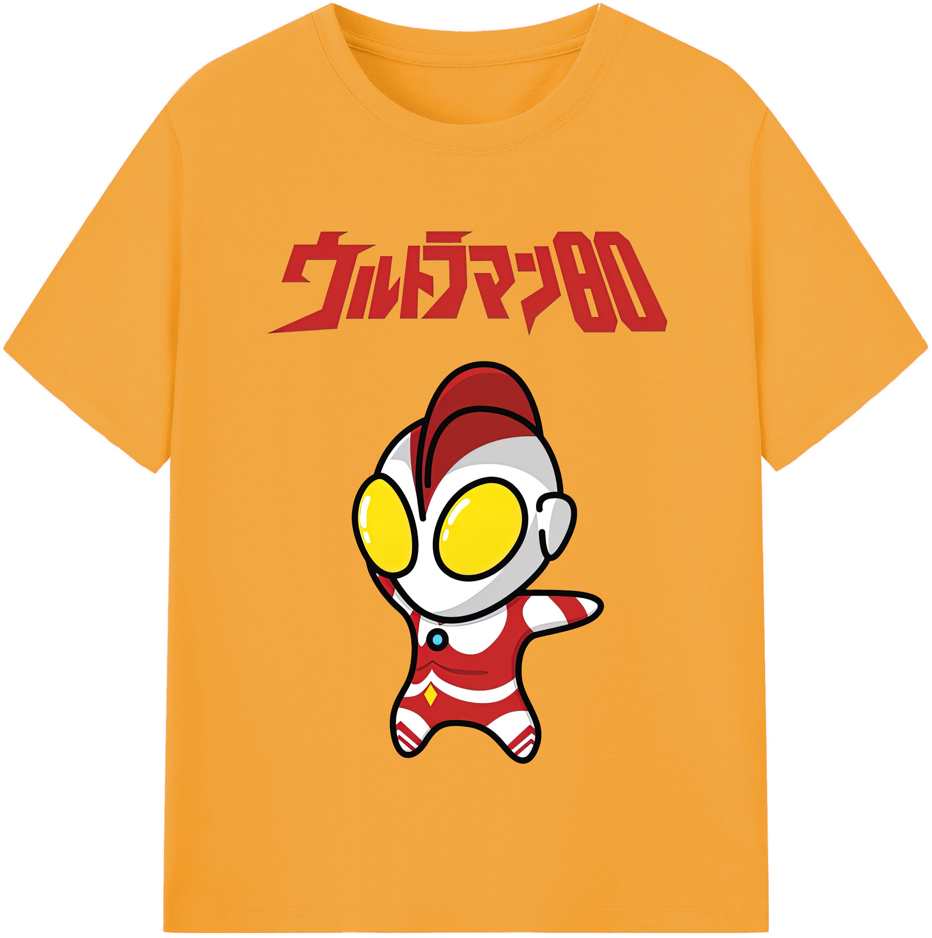 （画像用） ウルトラマン Ultraman レディースカジュアルプリントTシャツ（綿100％）