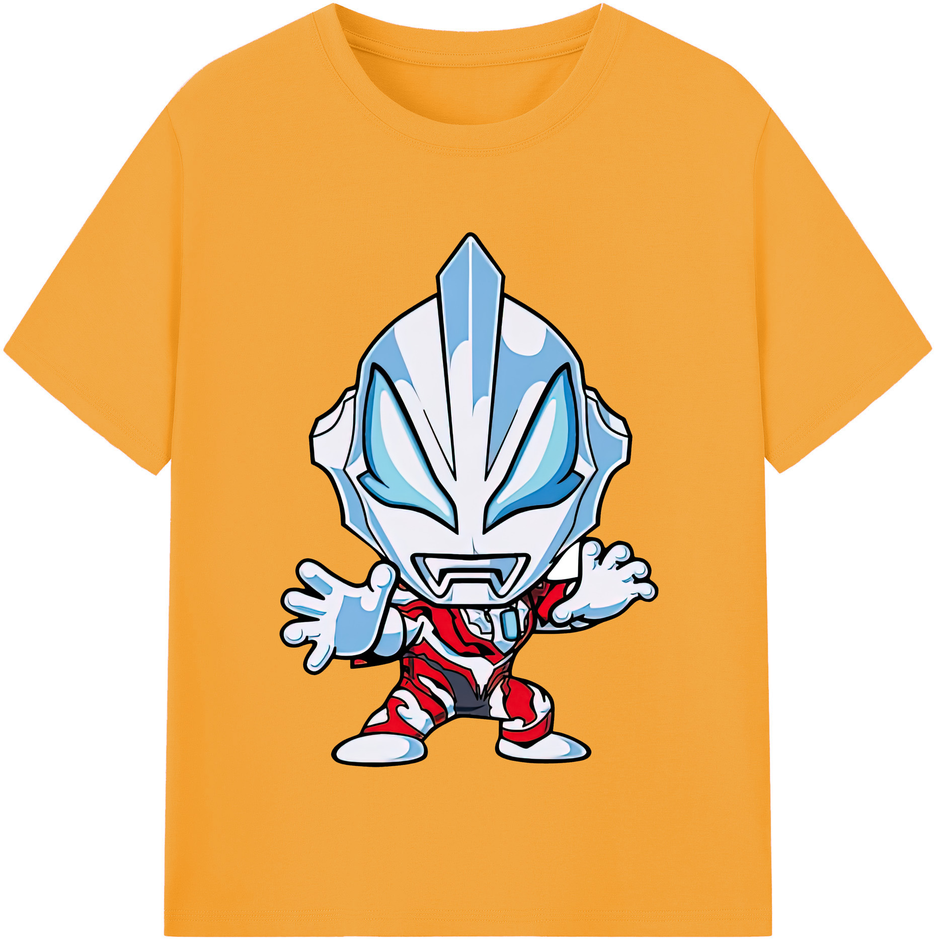 （画像用） ウルトラマン Ultraman レディースカジュアルプリントTシャツ（綿100％）