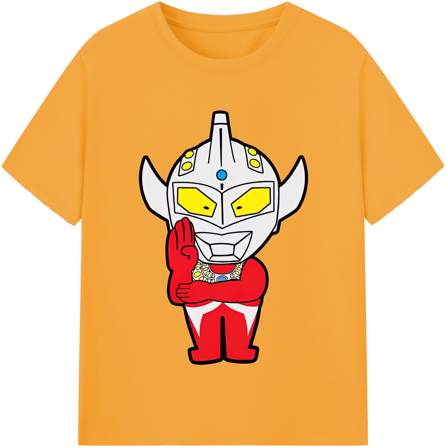 （画像用） ウルトラマン Ultraman レディースカジュアルプリントTシャツ（綿100％）