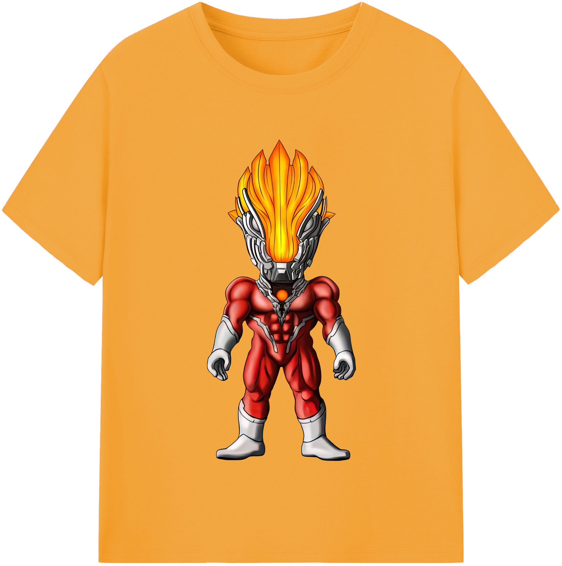 （画像用） ウルトラマン Ultraman レディースカジュアルプリントTシャツ（綿100％）