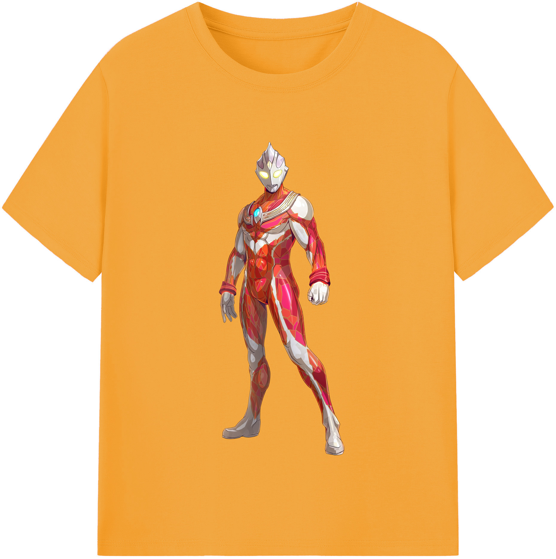 （画像用） ウルトラマン Ultraman レディースカジュアルプリントTシャツ（綿100％）