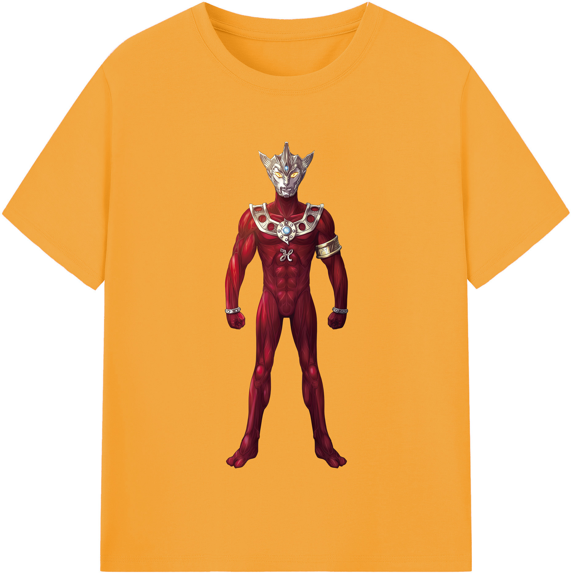 （画像用） ウルトラマン Ultraman レディースカジュアルプリントTシャツ（綿100％）
