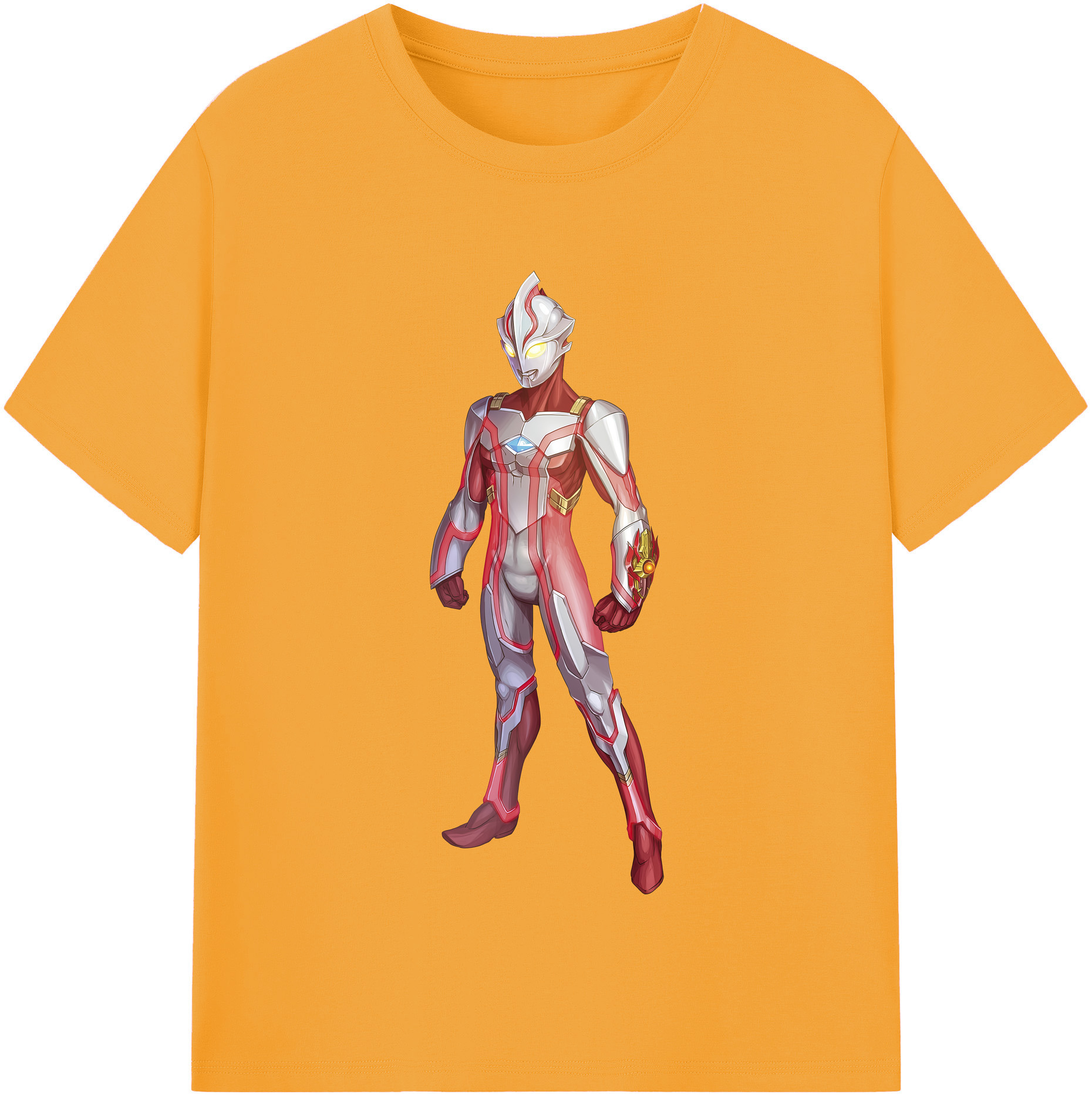 （画像用） ウルトラマン Ultraman レディースカジュアルプリントTシャツ（綿100％）