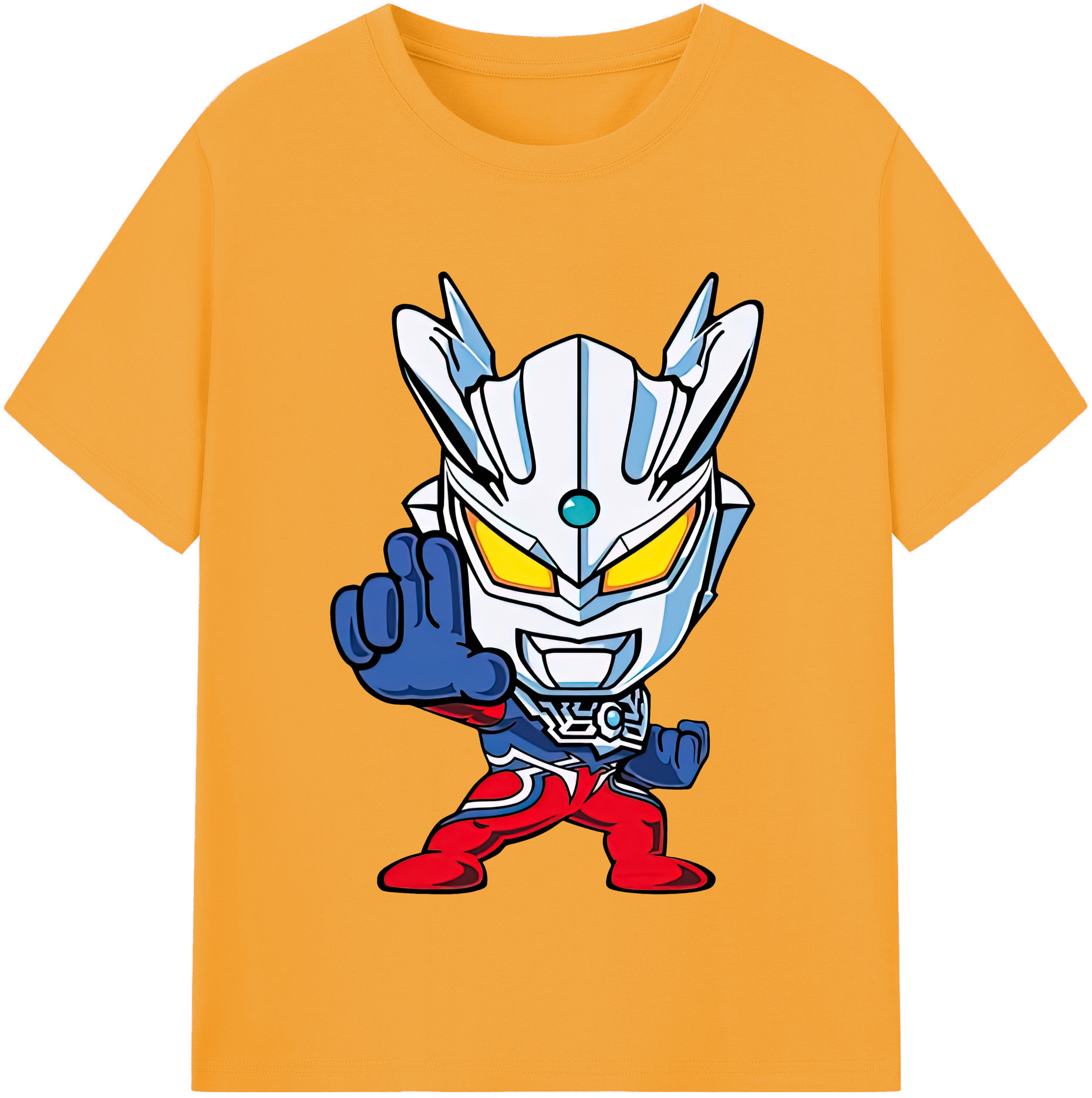 （画像用） ウルトラマン Ultraman レディースカジュアルプリントTシャツ（綿100％）