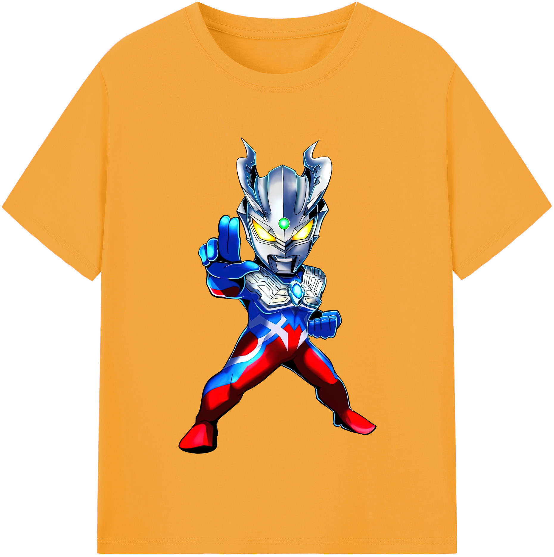 （画像用） ウルトラマン Ultraman レディースカジュアルプリントTシャツ（綿100％）