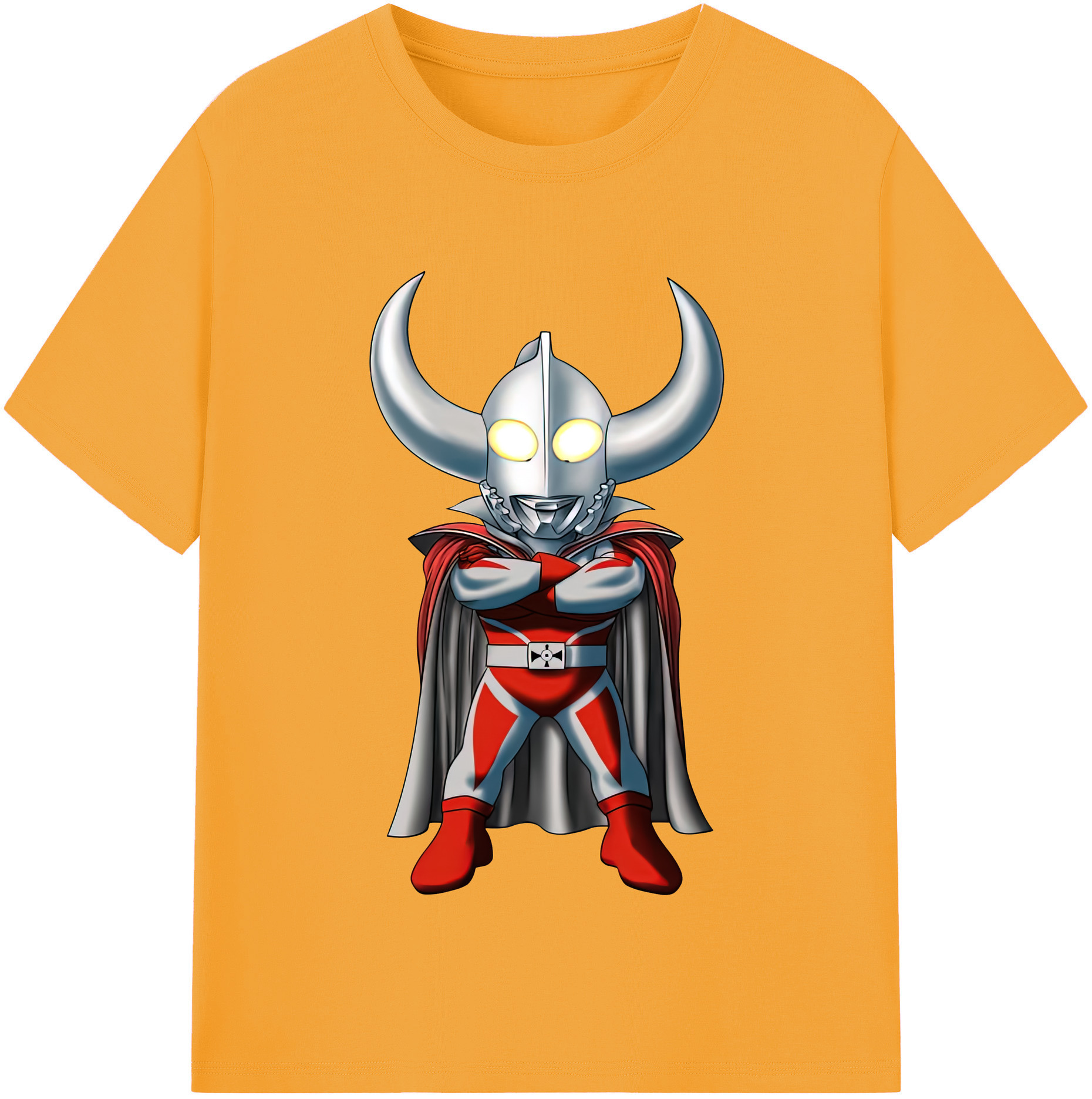（画像用） ウルトラマン Ultraman レディースカジュアルプリントTシャツ（綿100％）