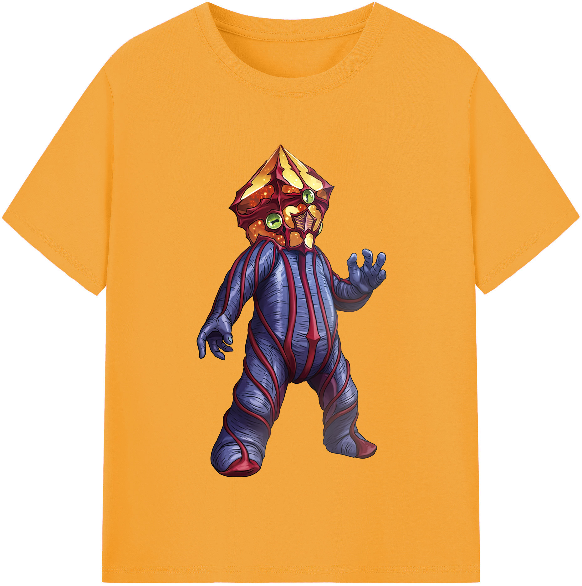 （画像用） ウルトラマン Ultraman レディースカジュアルプリントTシャツ（綿100％）