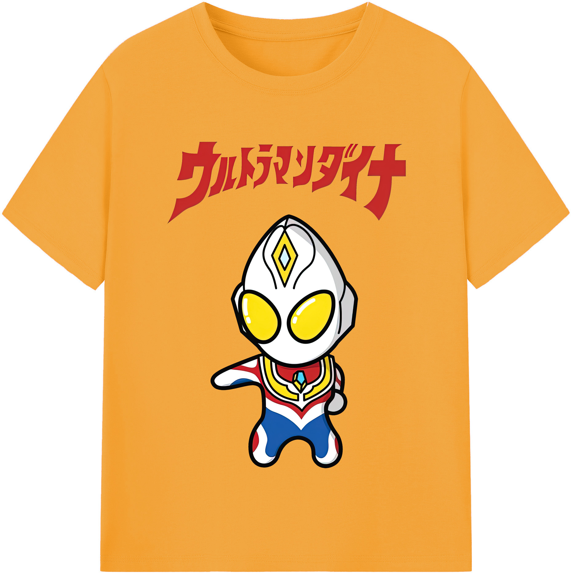 （画像用） ウルトラマン Ultraman レディースカジュアルプリントTシャツ（綿100％）