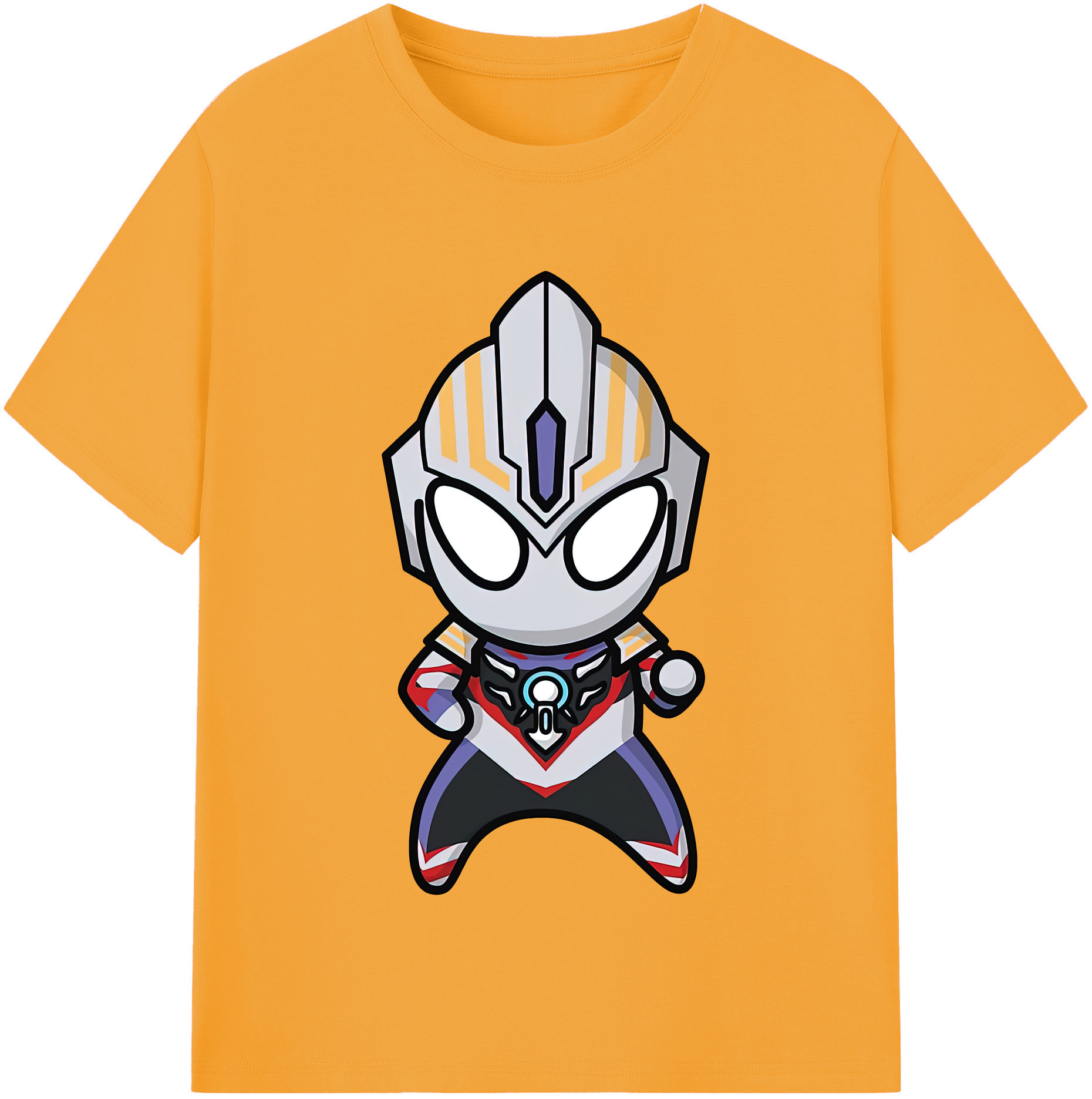 （画像用） ウルトラマン Ultraman レディースカジュアルプリントTシャツ（綿100％）