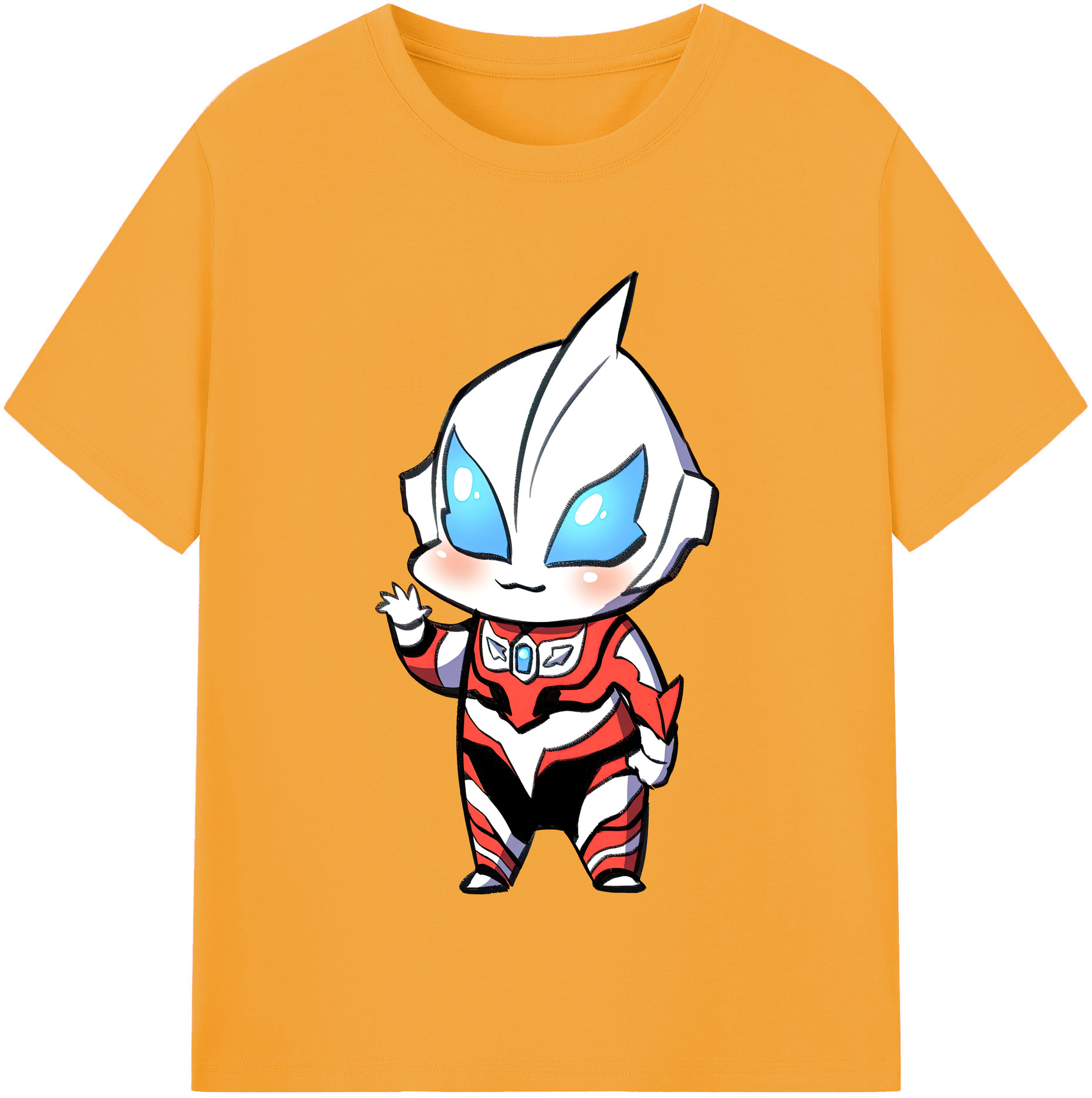 （画像用） ウルトラマン Ultraman レディースカジュアルプリントTシャツ（綿100％）