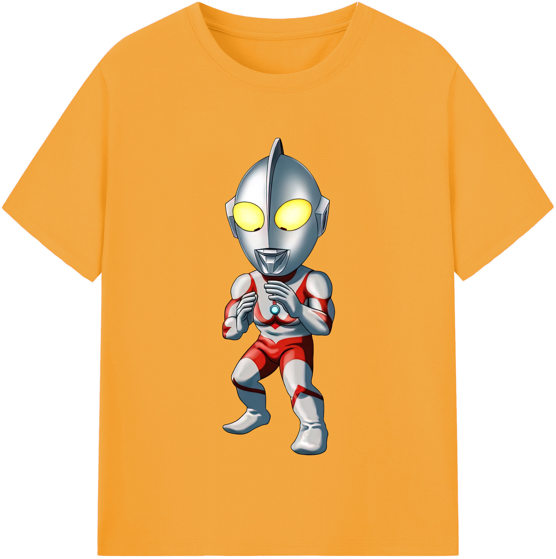 （画像用） ウルトラマン Ultraman レディースカジュアルプリントTシャツ（綿100％）