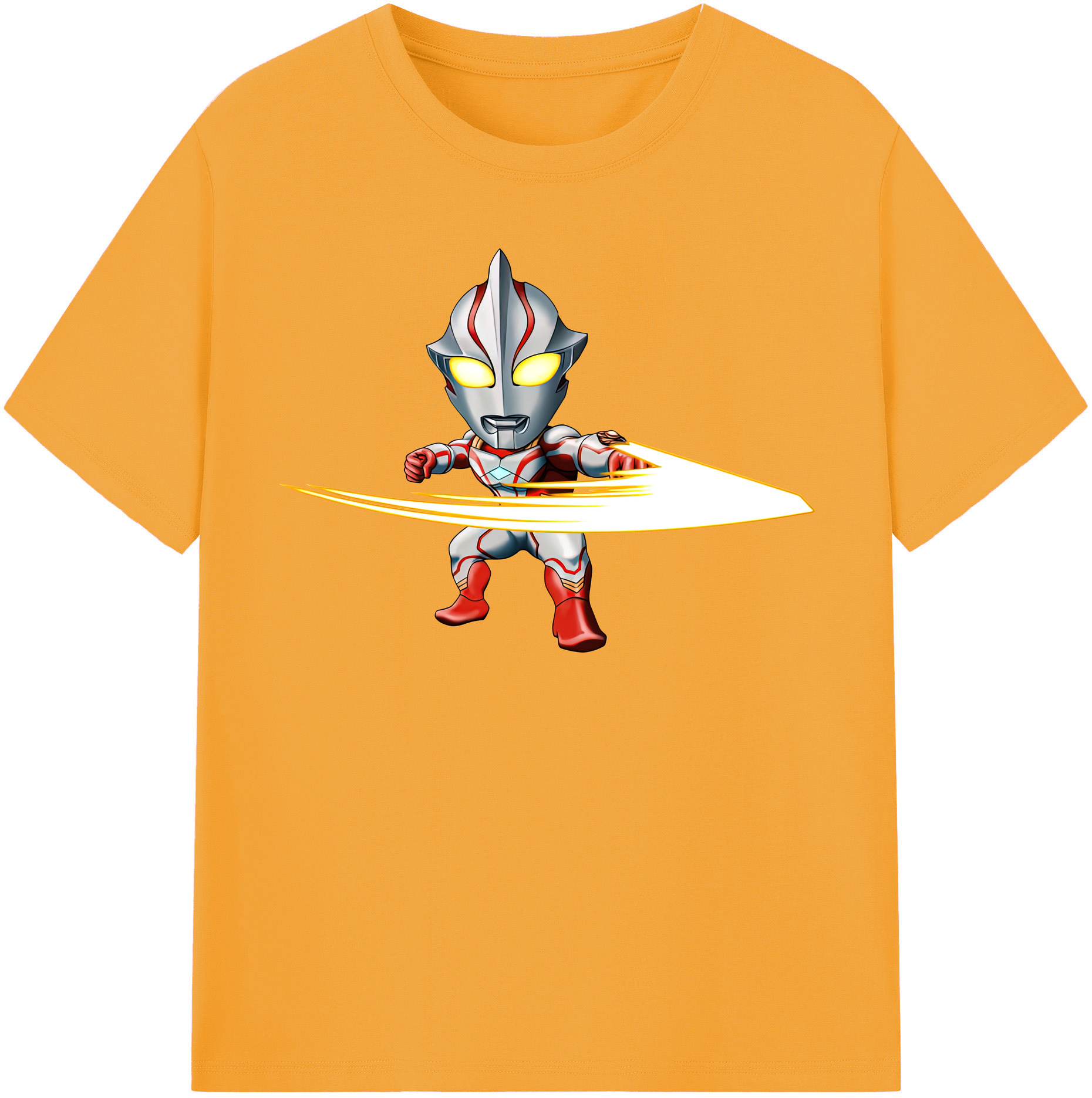 （画像用） ウルトラマン Ultraman レディースカジュアルプリントTシャツ（綿100％）