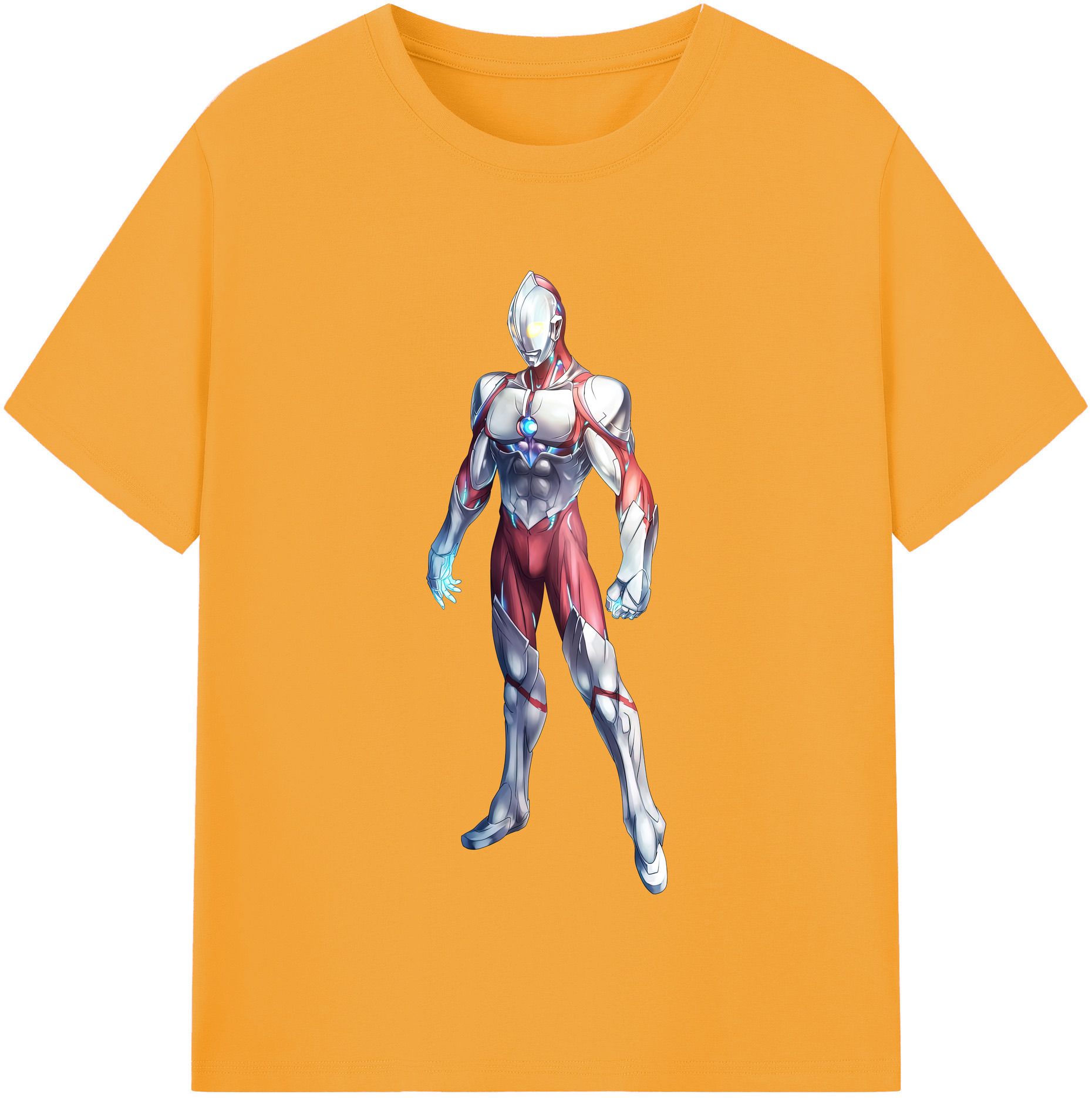 （画像用） ウルトラマン Ultraman レディースカジュアルプリントTシャツ（綿100％）