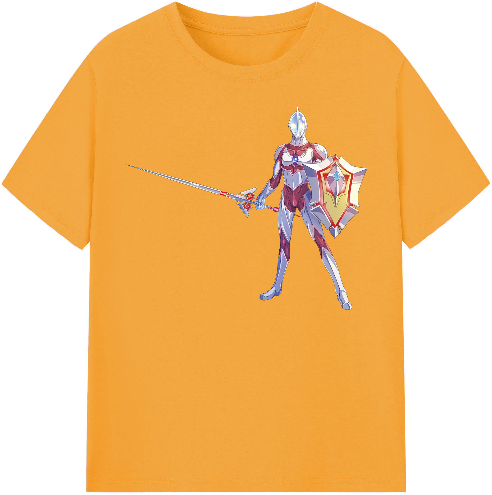 （画像用） ウルトラマン Ultraman レディースカジュアルプリントTシャツ（綿100％）