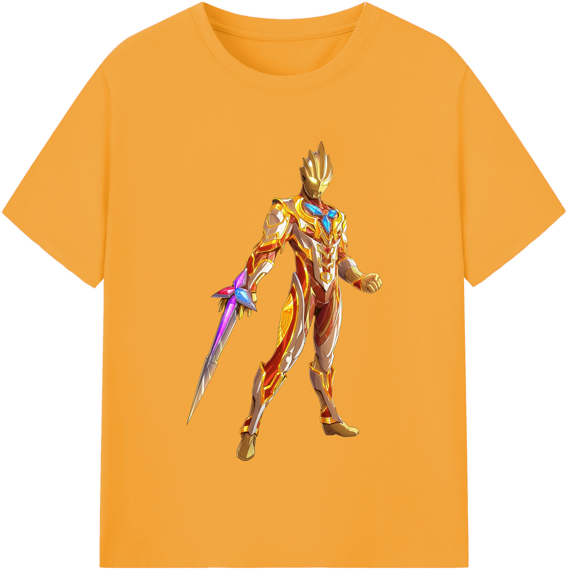 （画像用） ウルトラマン Ultraman レディースカジュアルプリントTシャツ（綿100％）