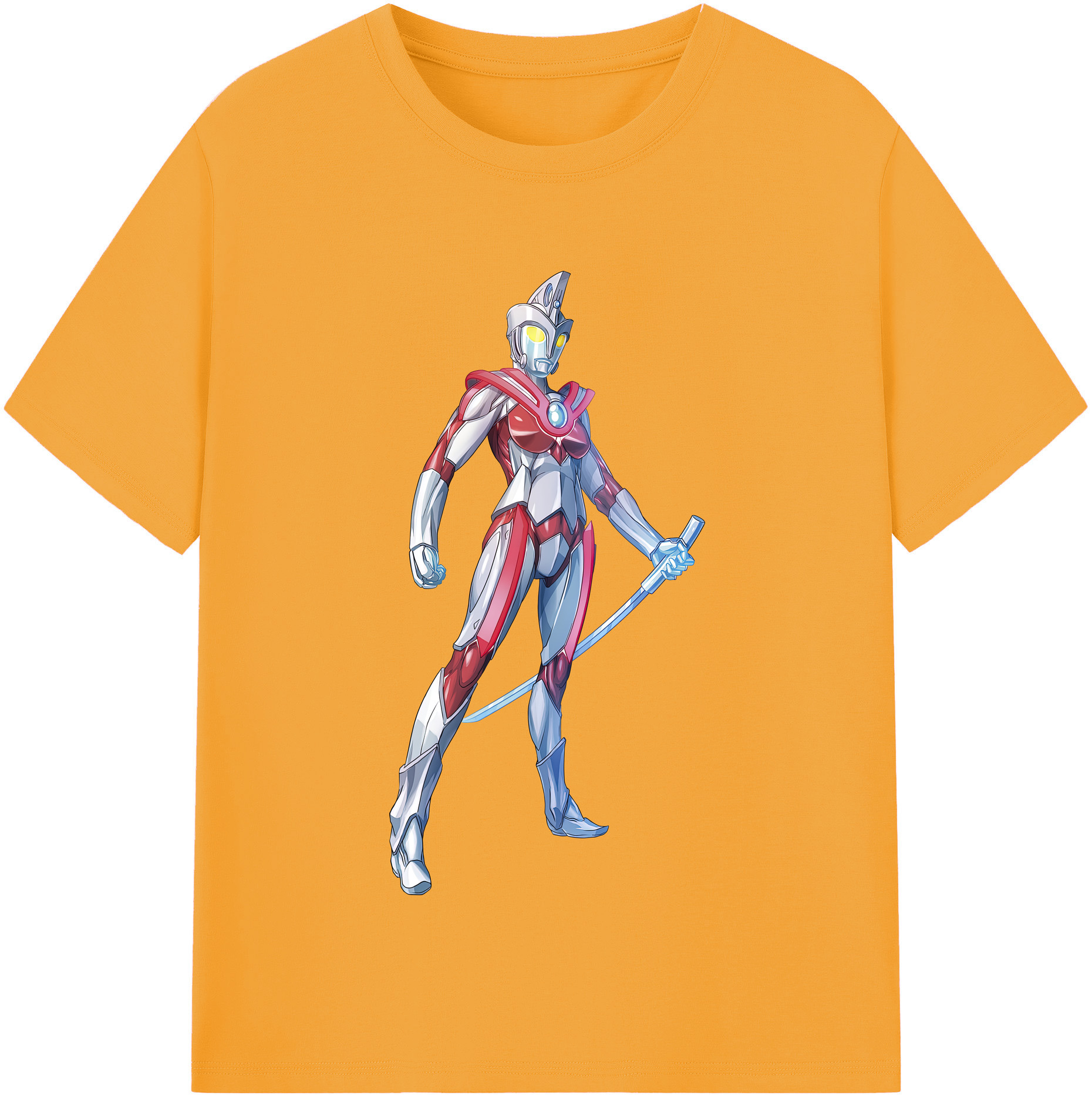 （画像用） ウルトラマン Ultraman レディースカジュアルプリントTシャツ（綿100％）