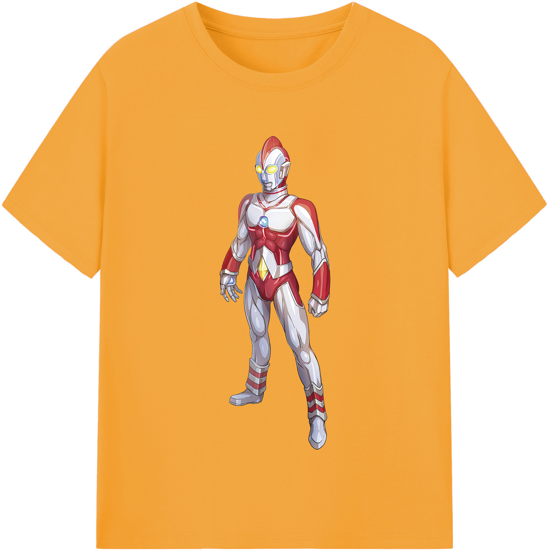 （画像用） ウルトラマン Ultraman レディースカジュアルプリントTシャツ（綿100％）