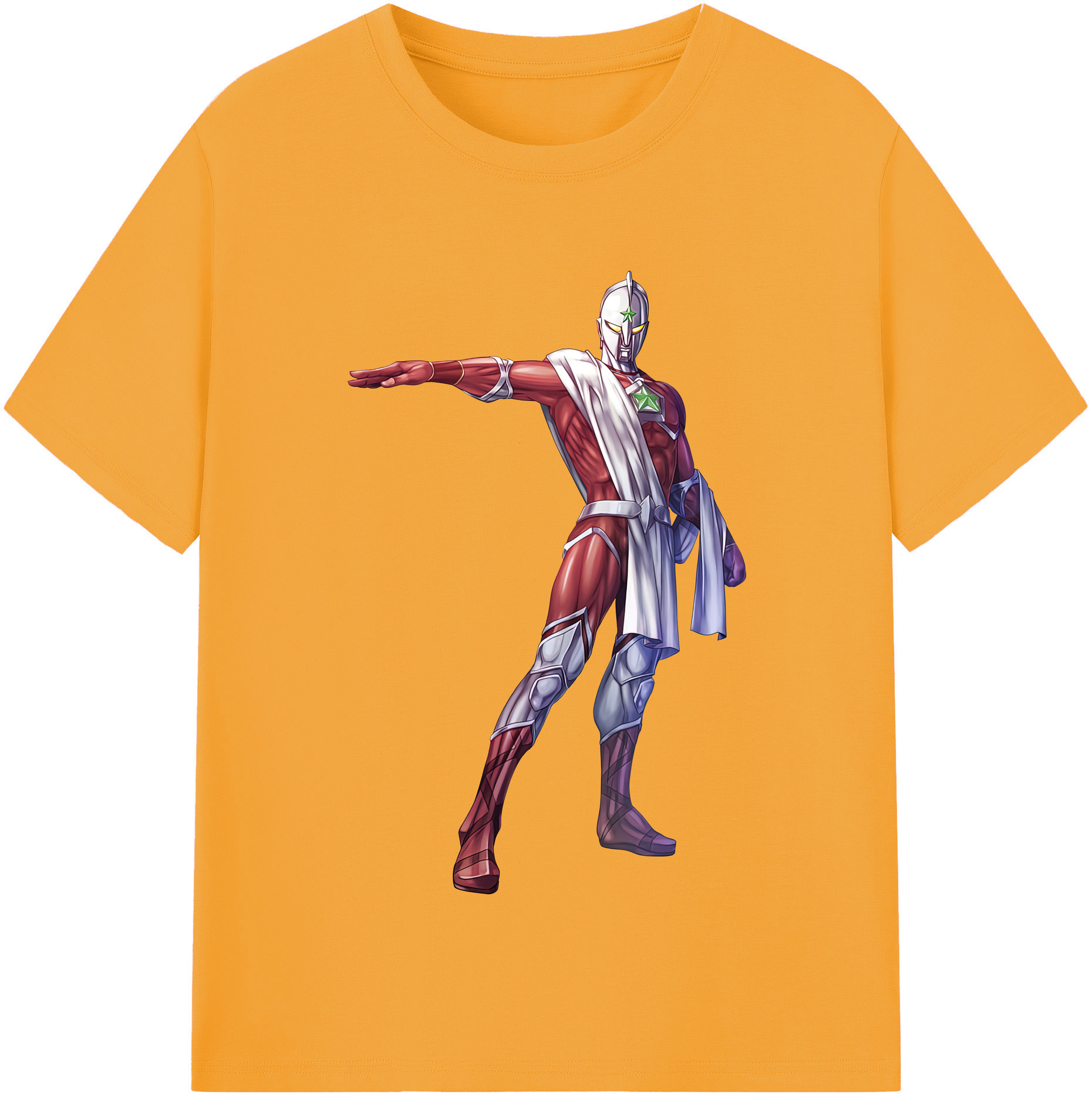 （画像用） ウルトラマン Ultraman レディースカジュアルプリントTシャツ（綿100％）