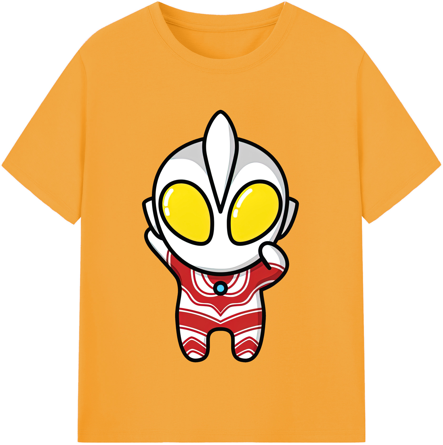 （画像用） ウルトラマン Ultraman レディースカジュアルプリントTシャツ（綿100％）