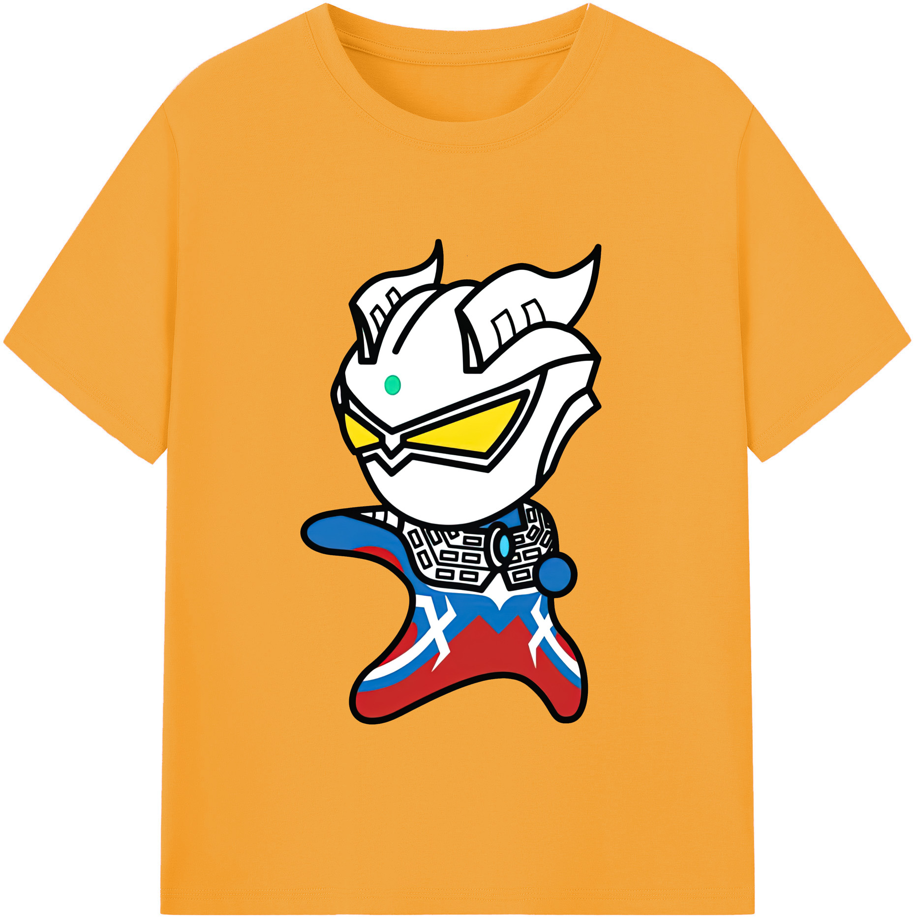 （画像用） ウルトラマン Ultraman レディースカジュアルプリントTシャツ（綿100％）